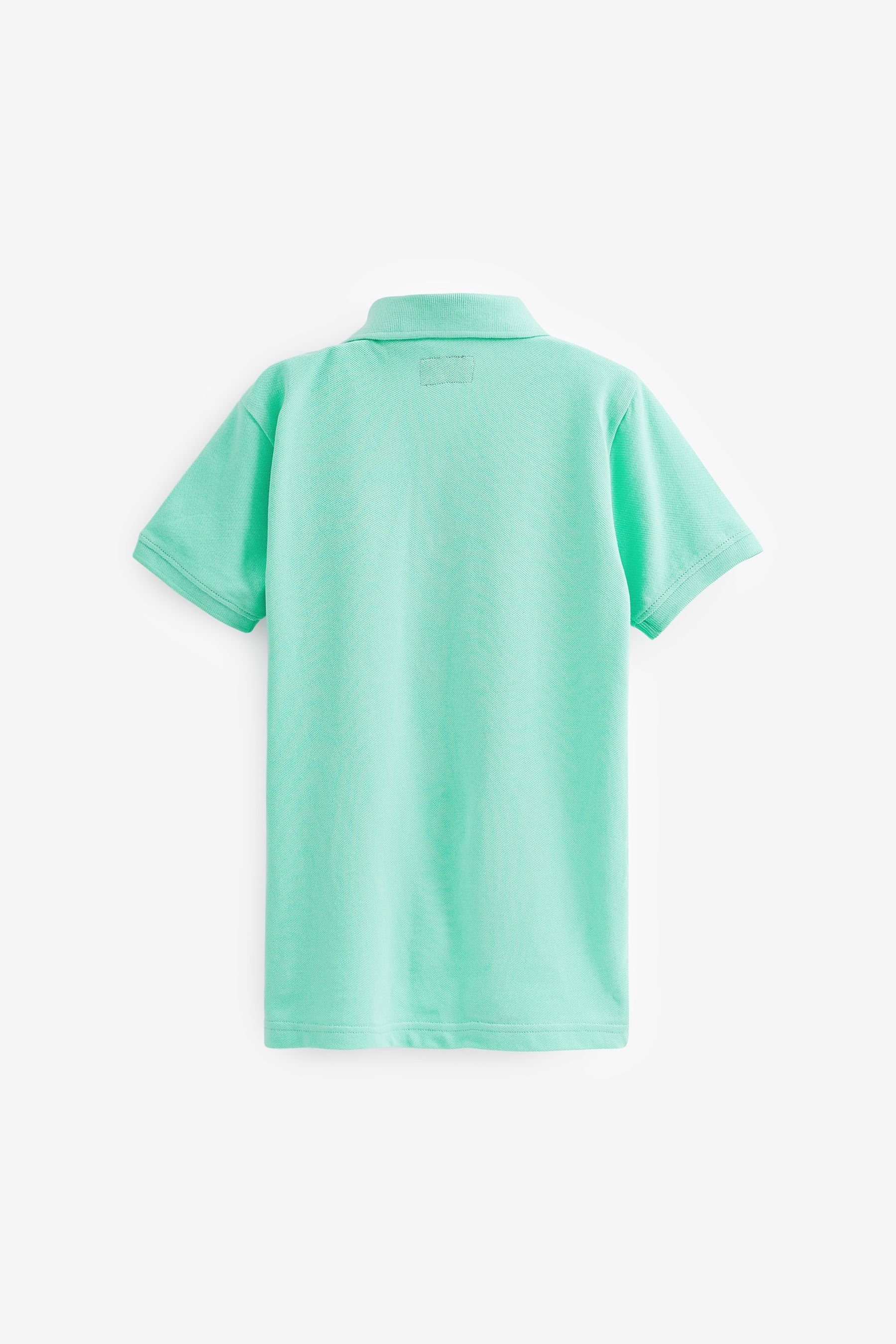 Next Poloshirt Kurzärmeliges Polo-Shirt Green Light (1-tlg)