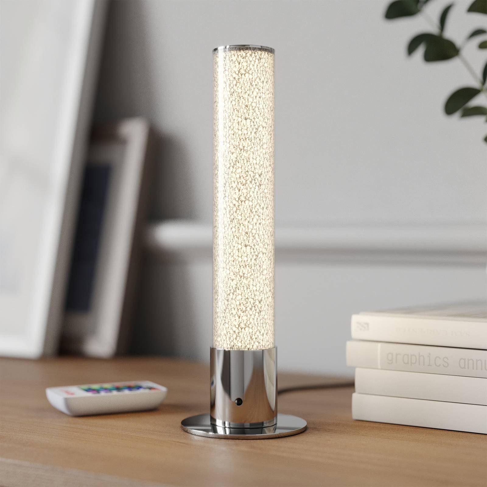 Lindby LED Tischleuchte Fria, dimmbar, LED-Leuchtmittel günstig online kaufen