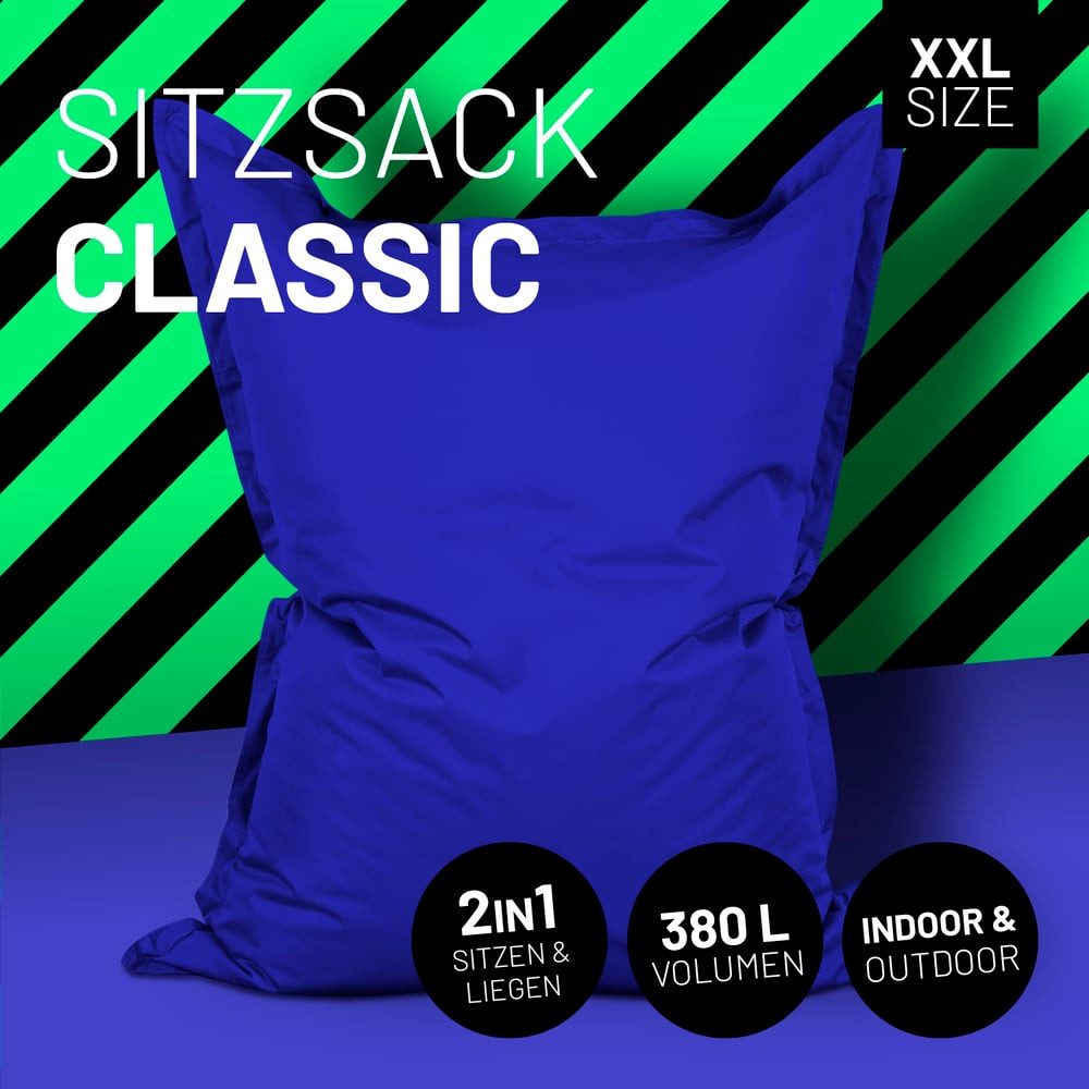 Lumaland Sitzsack XXL Bean Bag Riesen-Sitzkissen 380L 140x180cm Special Edi günstig online kaufen