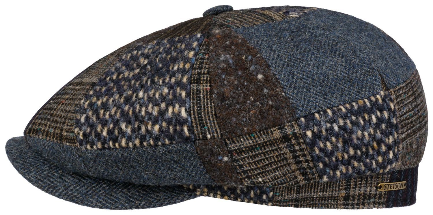 Stetson Schiebermütze 8-tlg Schiebermütze Patchwork-Look