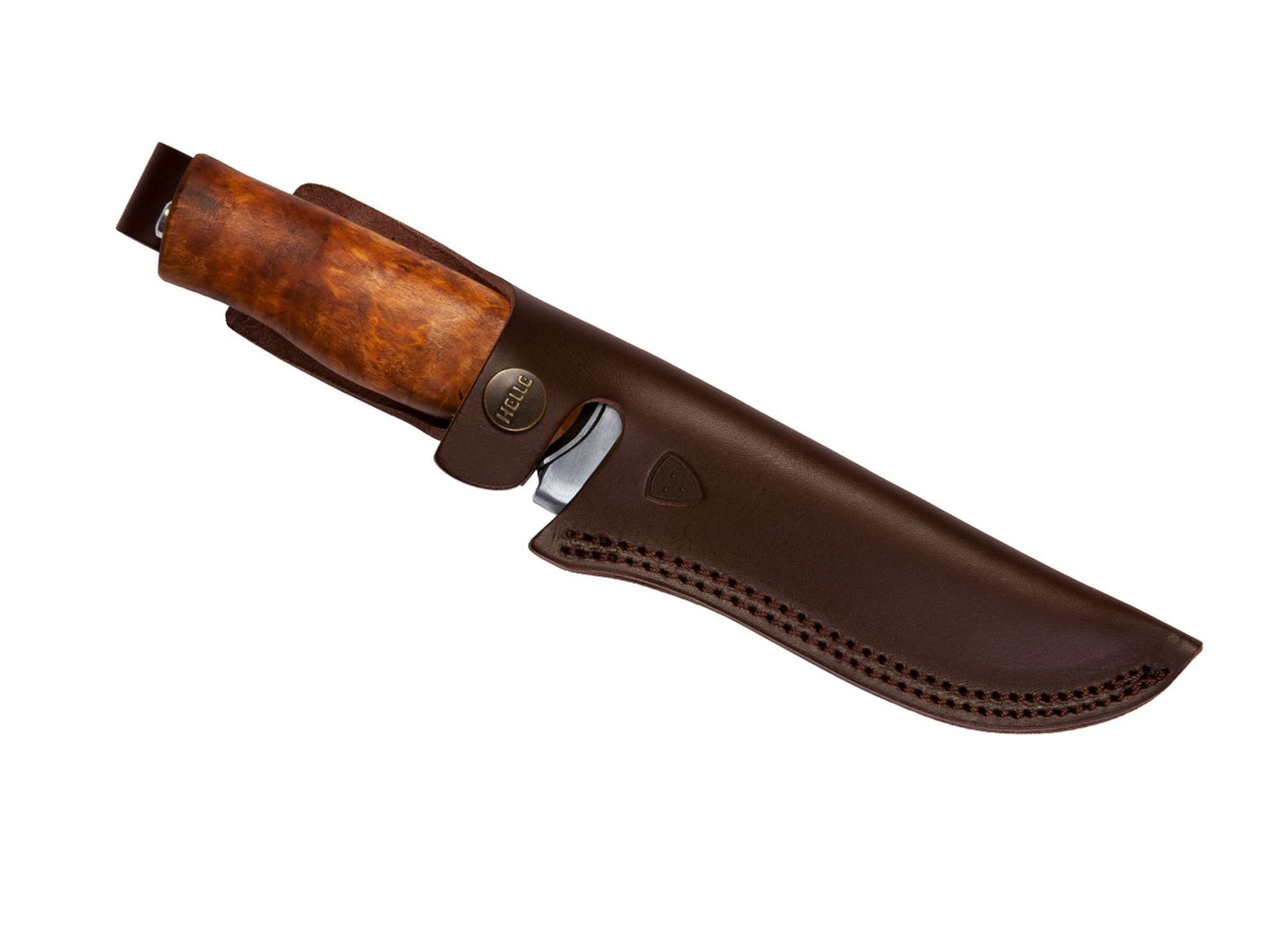 Helle Universalmesser Helle GT Outdoormesser Laminatstahl Birke Leder Norwegen