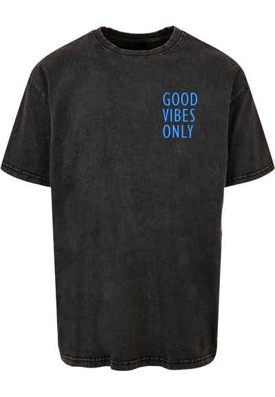 Merchcode T-Shirt Merchcode Herren Good Vibes Only Acid Washed Heavy Oversized Tee (1-tlg)