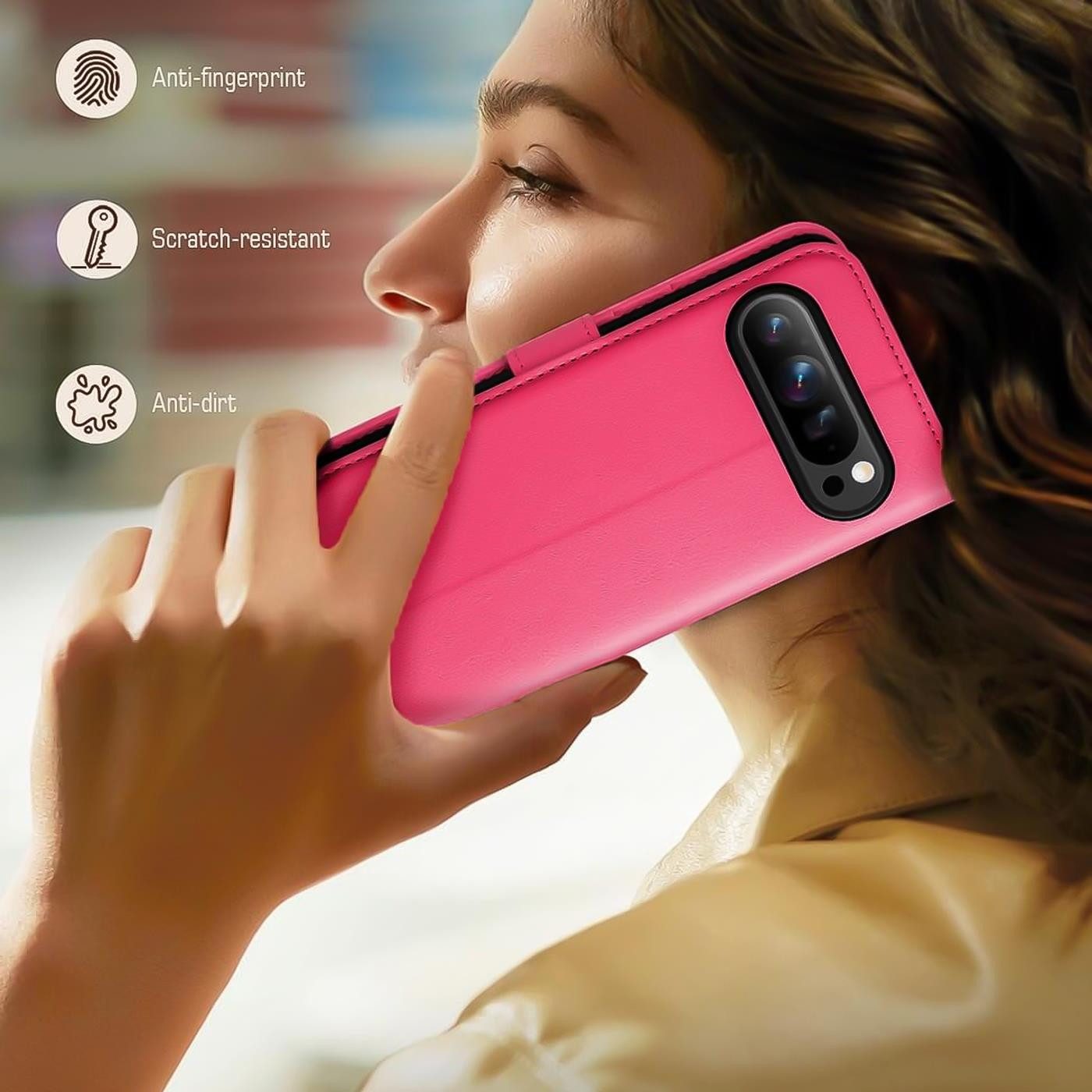 CoolGadget Handyhülle Wallet Klapp Tasche Book Case für Google Pixel 10 Pro XL, Hülle Klapphülle Flip Cover Etui Schutzhülle