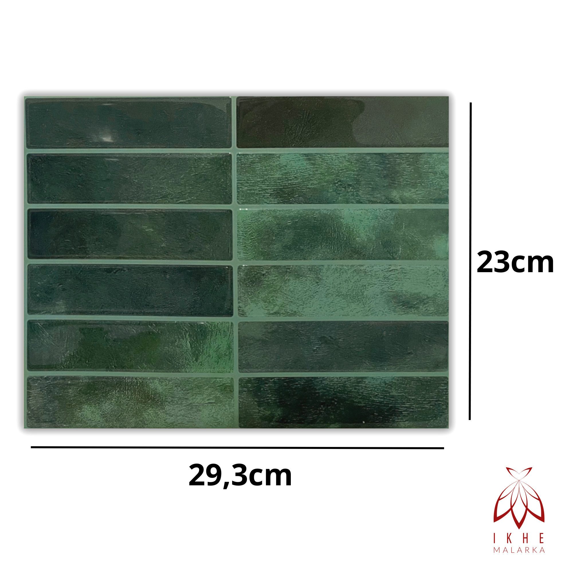 IKHEMalarka 3D Wandpaneel Selbstklebend Tapete Paneele Kunststoff Fliesen B günstig online kaufen