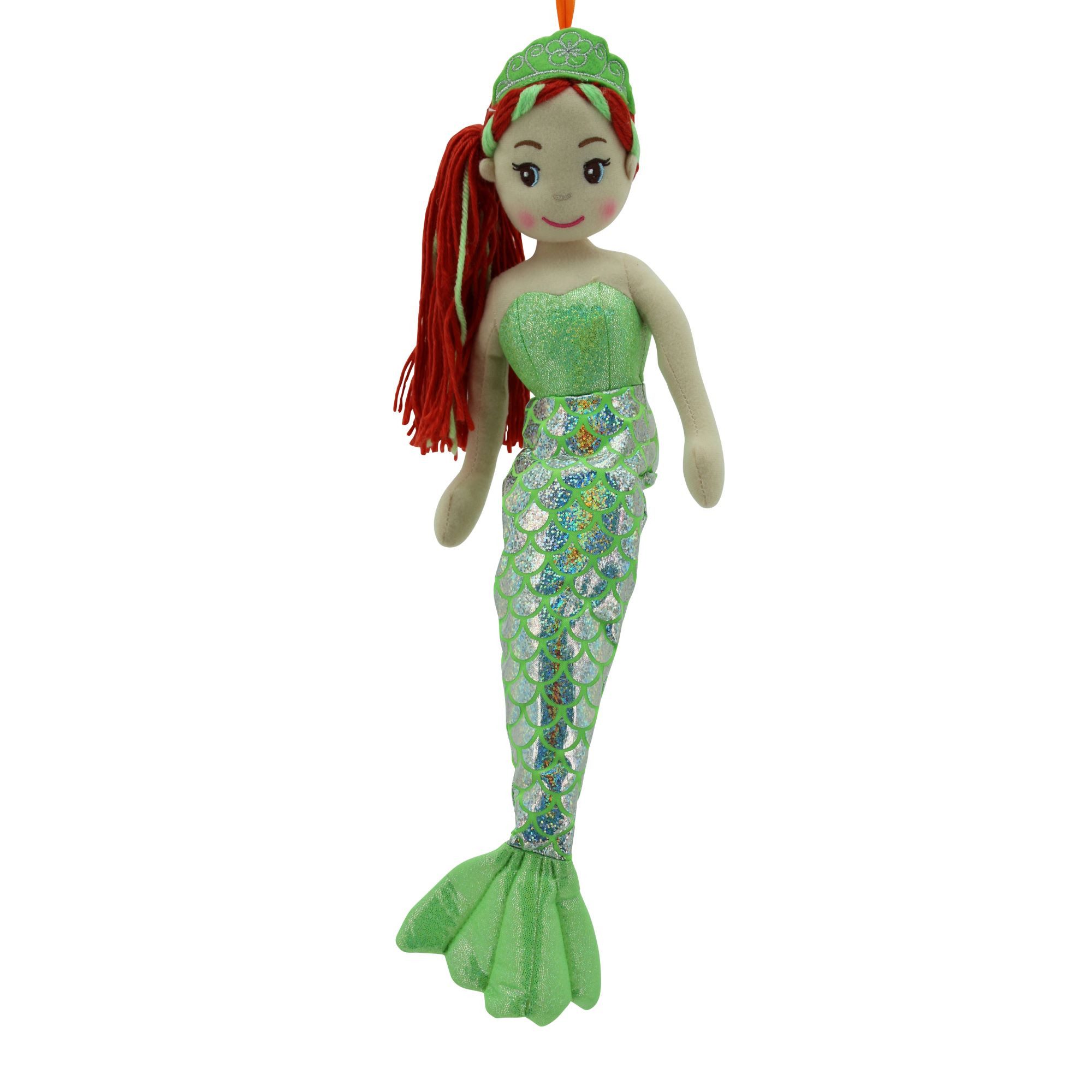 Sweety-Toys Meerjungfrauenpuppe Sweety Toys 13371 Stoffpuppe Meerjungfrau Prinzessin 45 cm grün