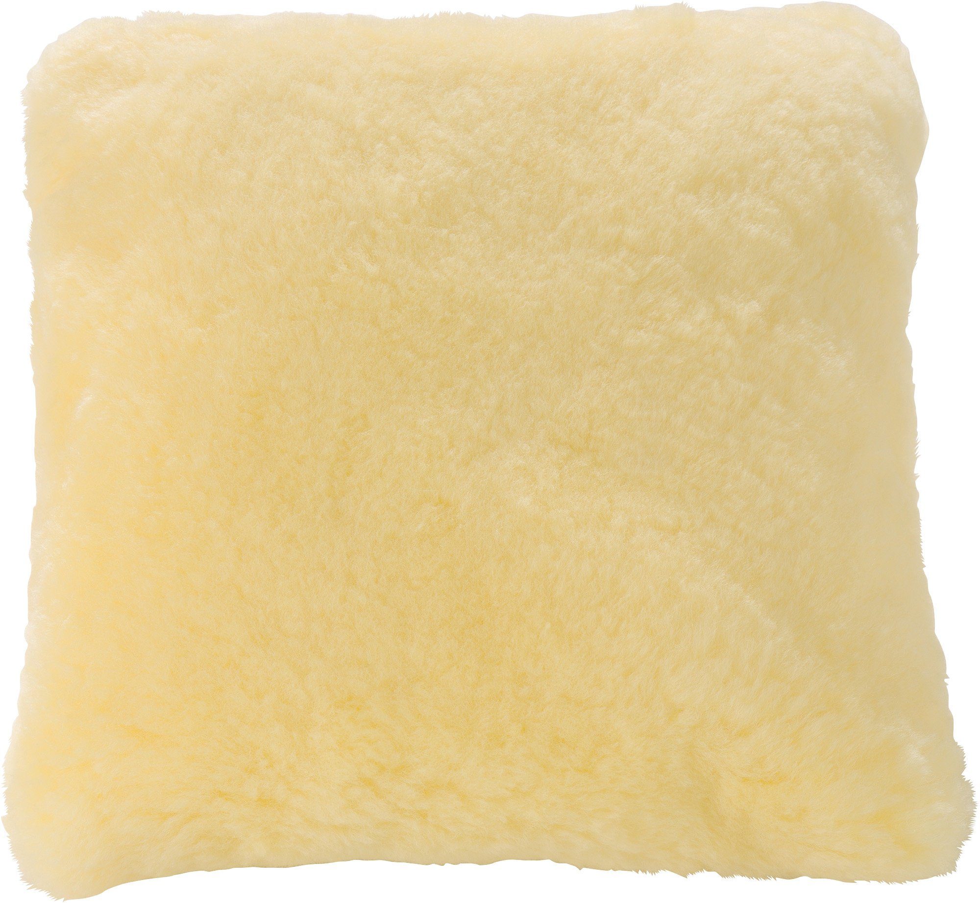 Kaiser Kopfkissen Kuschelkissen, Füllung: Farbe, Lammfell günstig online kaufen
