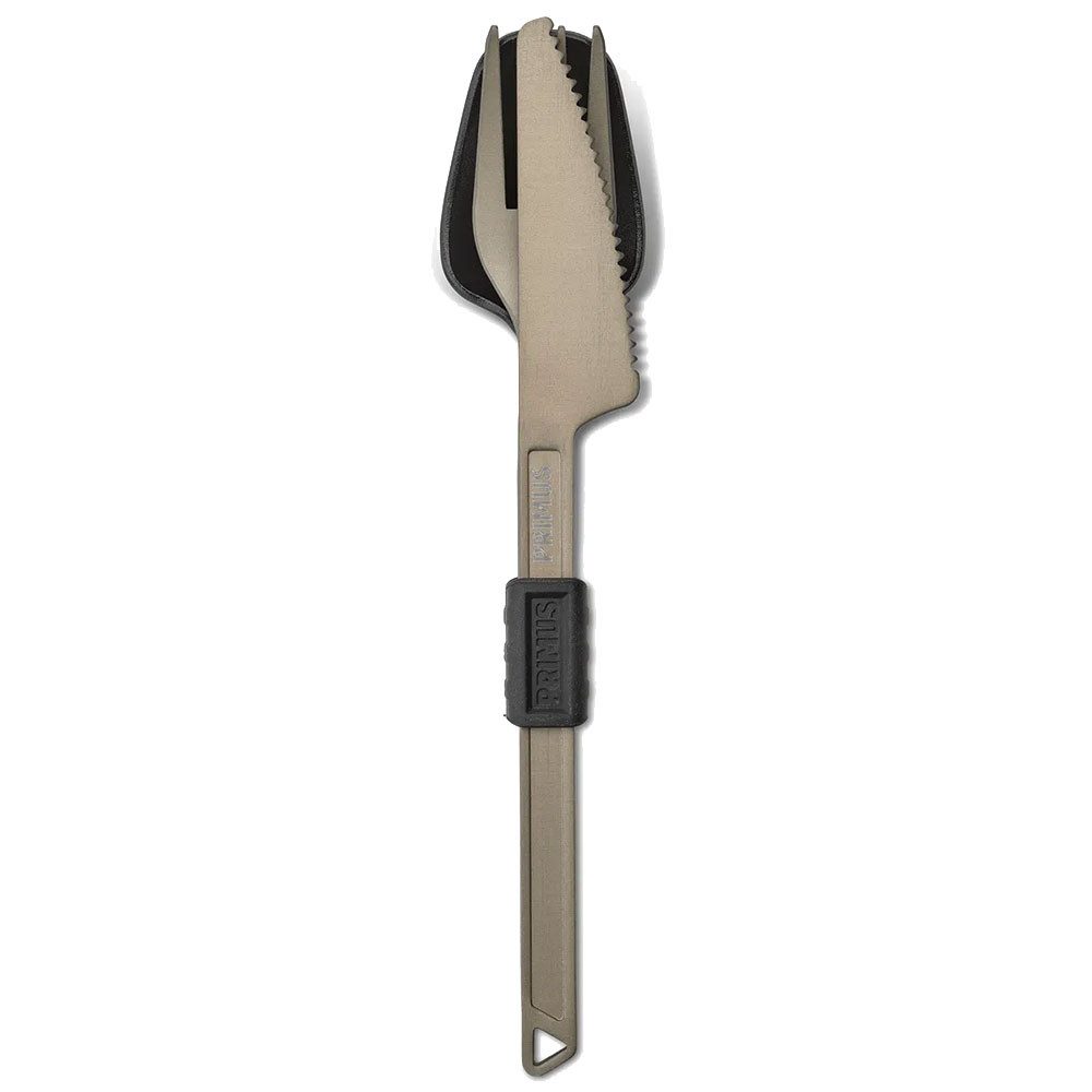 Primus Besteck-Set Trek Cutlery Campingbesteck Aluminium - Schwarz (3-tlg), 1 Personen, Aluminium, ultraleicht und kompakt