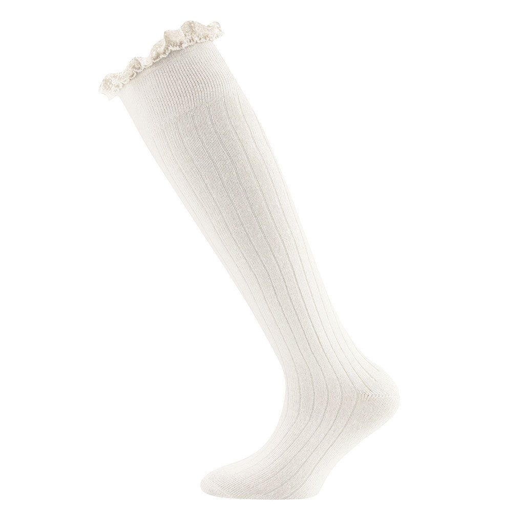 Ewers Kniestrümpfe Kniestrümpfe Rippe/Spitze