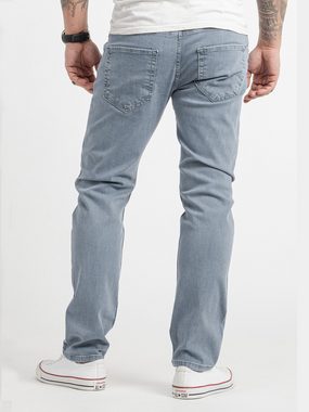 Rock Creek Regular-fit-Jeans Herren Jeans Stonewashed Grau RC-2415