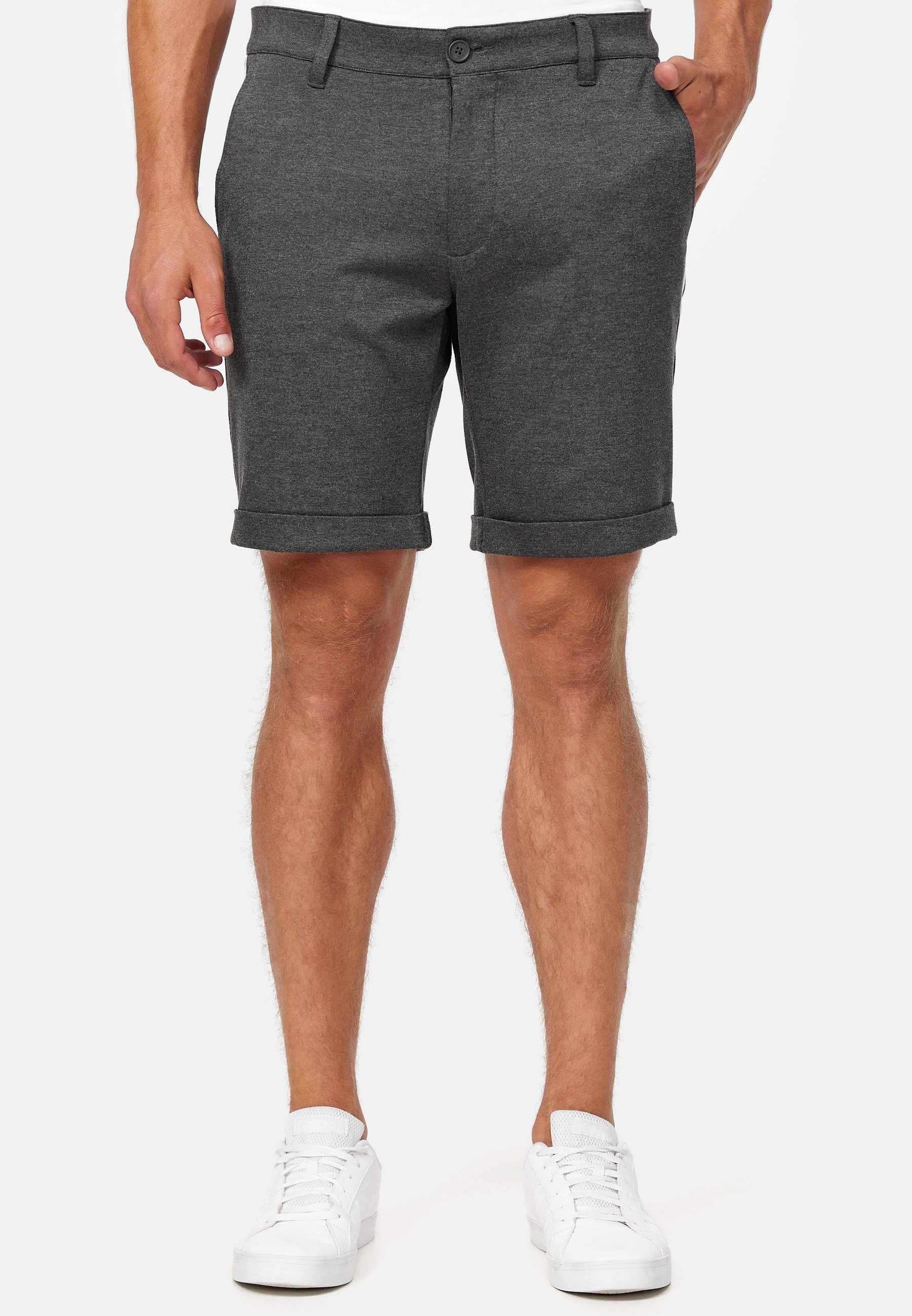 Indicode Chinoshorts Chiltern aus elastischer Baumwoll-Qualität günstig online kaufen