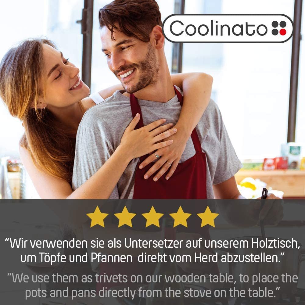 Coolinato Topflappen Set 2tlg Silikon günstig online kaufen