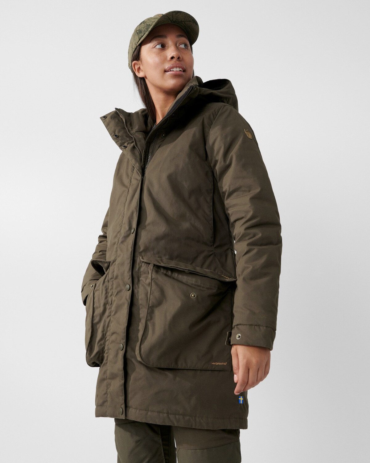 Fjällräven Winterjacke Damen Winterjacke Högvit Wasserdicht