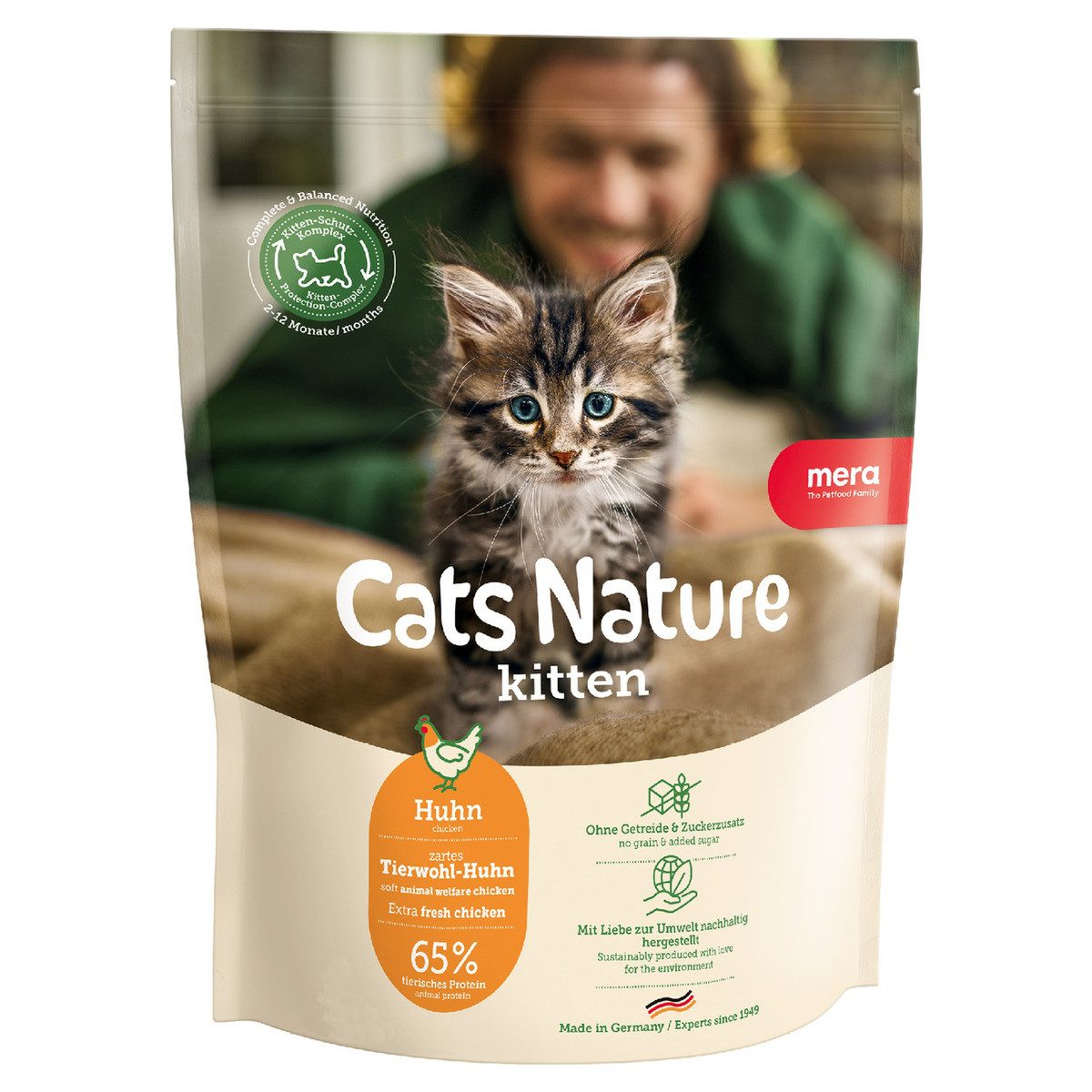 Mera Nature Kitten Huhn 400 g, Nassfutter für: Katze