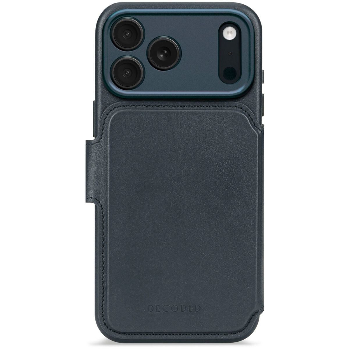 DECODED Smartphone-Hülle Leather Detachable Wallet iP 17 Pro Max Navy