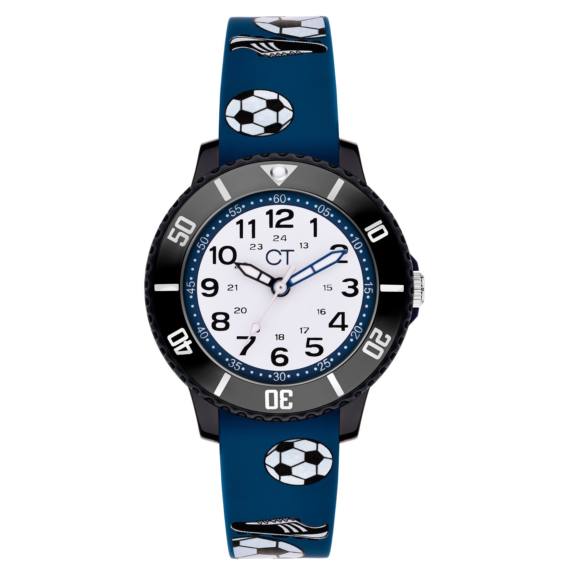COOL TIME Quarzuhr The Cool New Soccer CT-0056-PQ, Armbanduhr, Silikonarmband, Kinderuhr, Junge, analog
