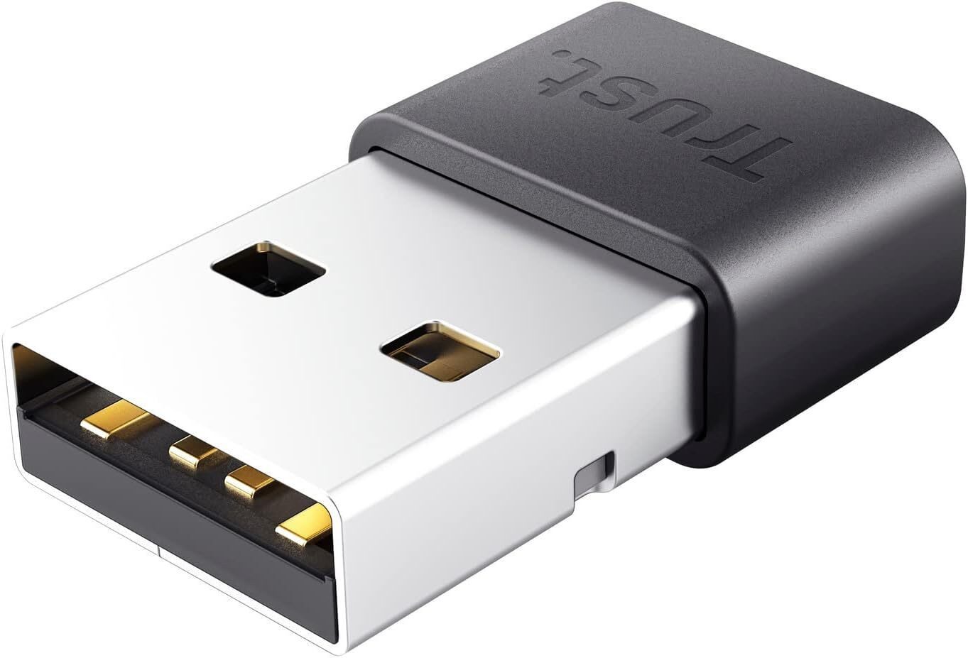 Trust Myna Bluetooth 5.0 USB Adapter PC Laptop 3 Mbps 10 m Bluetooth Dongle Bluetooth-Adapter, Datenübertragung USB Empfänger Sender Adapter Bluetooth Sender
