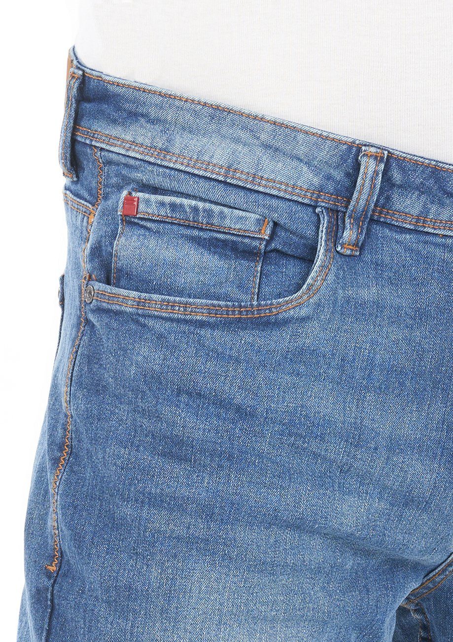 riverso Straight-Jeans Regular Denim Middle Stretch Jeanshose Fit Herren RIVChris Hose (M236) Denim mit Blue
