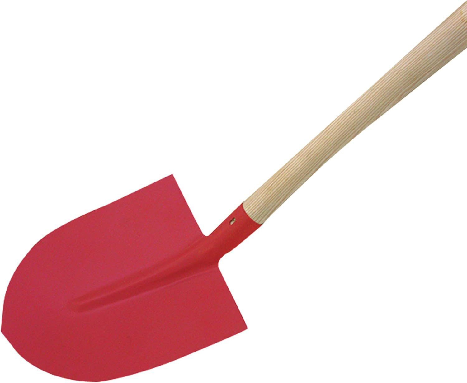 Testrut Schaufel Frankfurter Sandschaufel Rot Metall, Gartenschaufel Holzstiel 150 cm, (1 St)