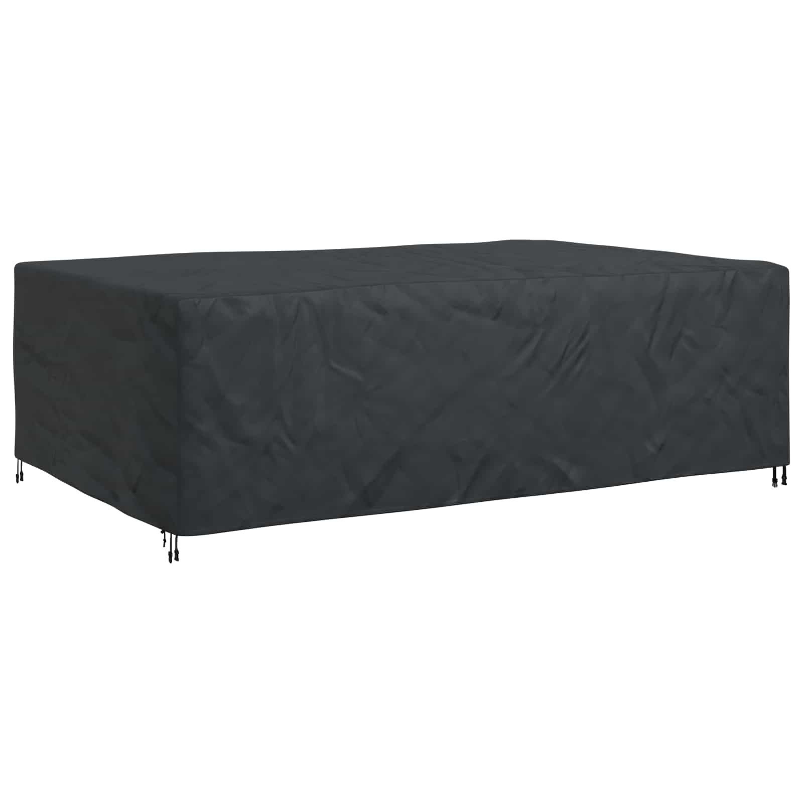 vidaXL Gartenmöbel-Schutzhülle Möbelbezug Uni Schwarz 300 x 200 x 90 cm 210D (1-St)