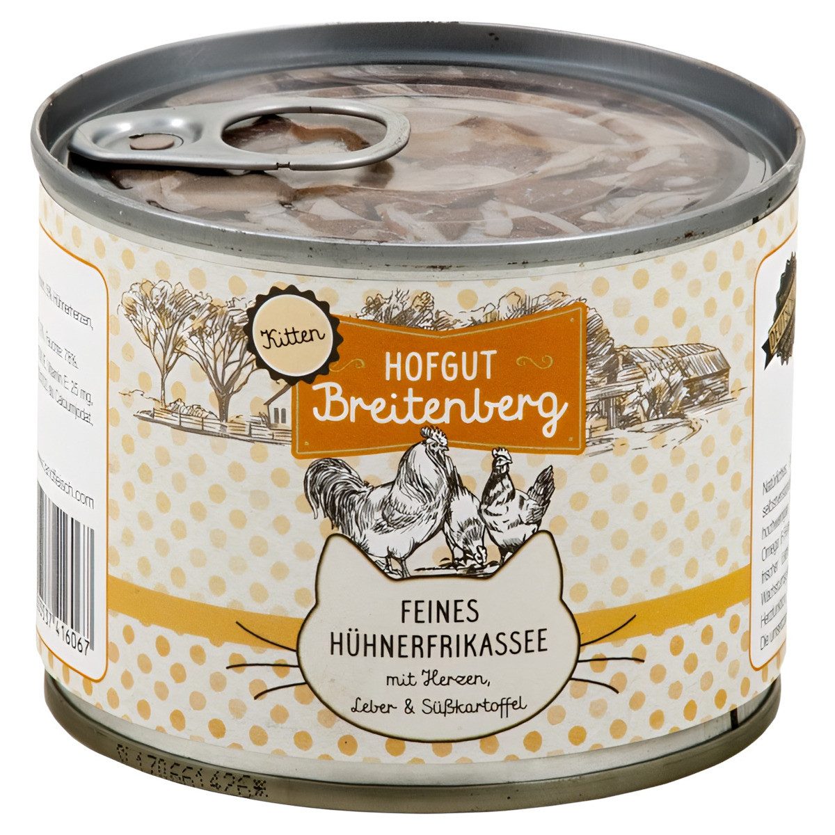 Hofgut Breitenberg Kitten 180 g - 12 Stück, Nassfutter für: Katze