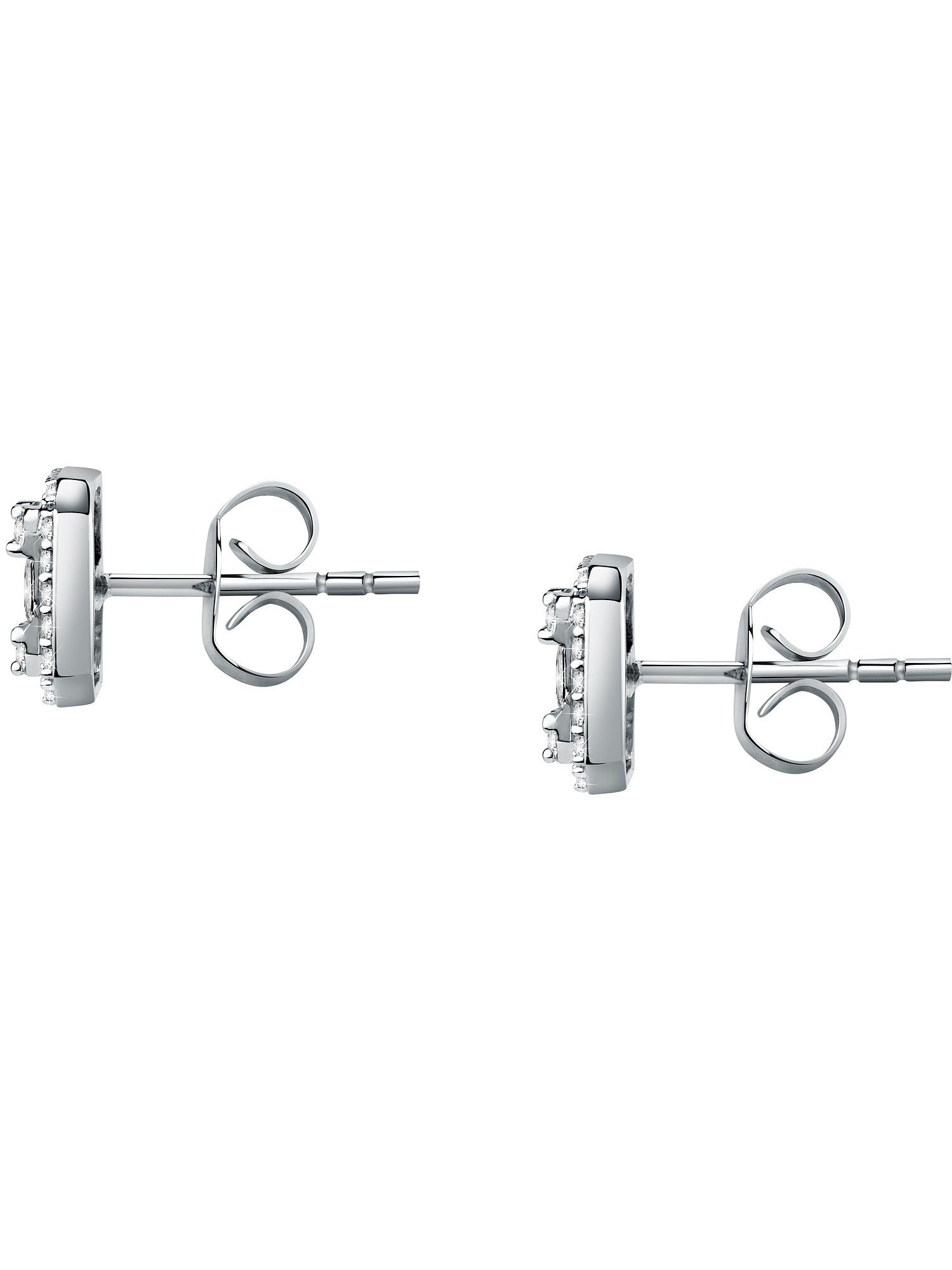 CHRIST Paar Ohrstecker CHRIST Damen-Ohrstecker 750er Weißgold 10 Diamant