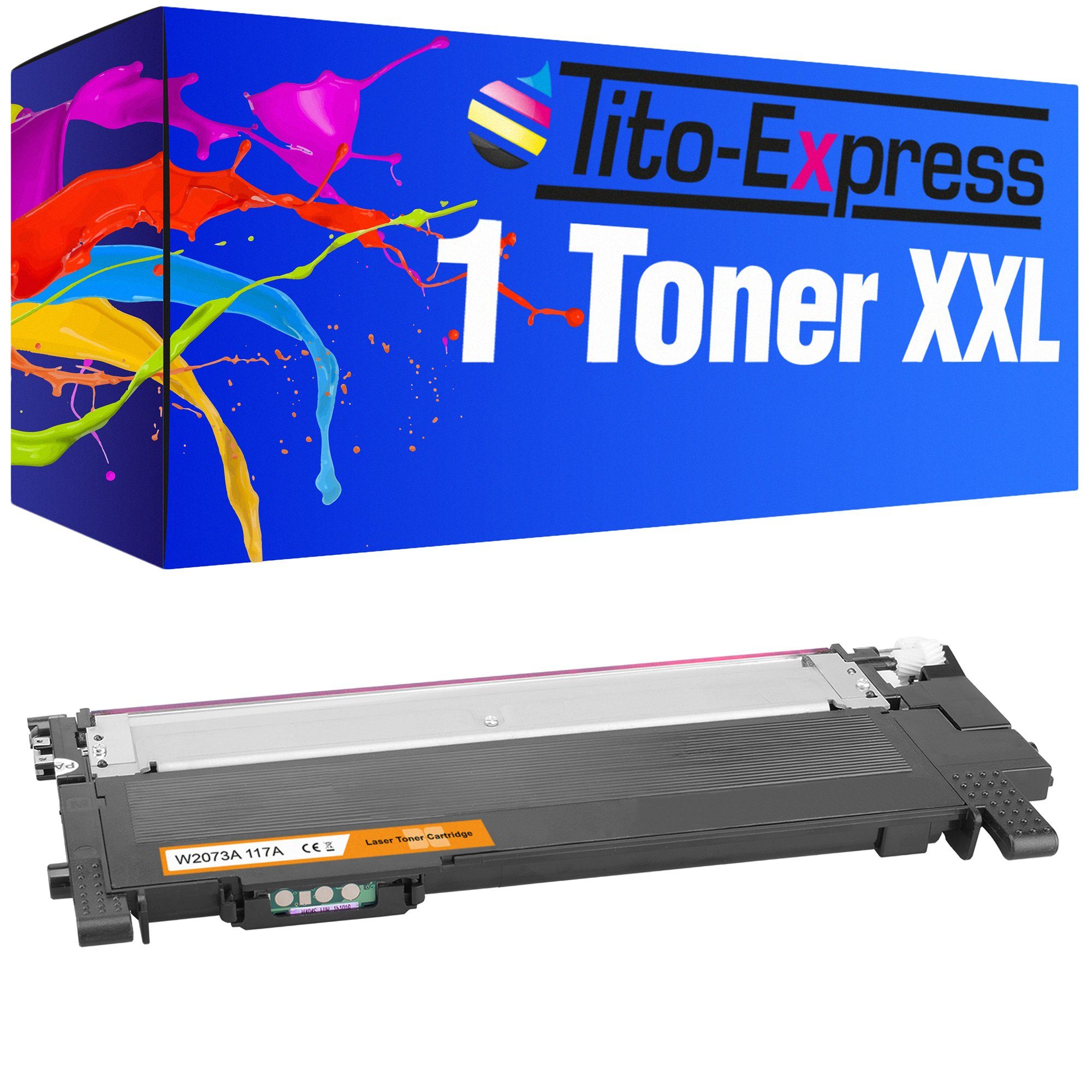Tito-Express Tonerpatrone ersetzt HP W2070A W 2070 A HP 117A, (1x Magenta), für Color Laser MFP 178nwg 179fwg 150nw 179fnw 150a 178nw MFP-170