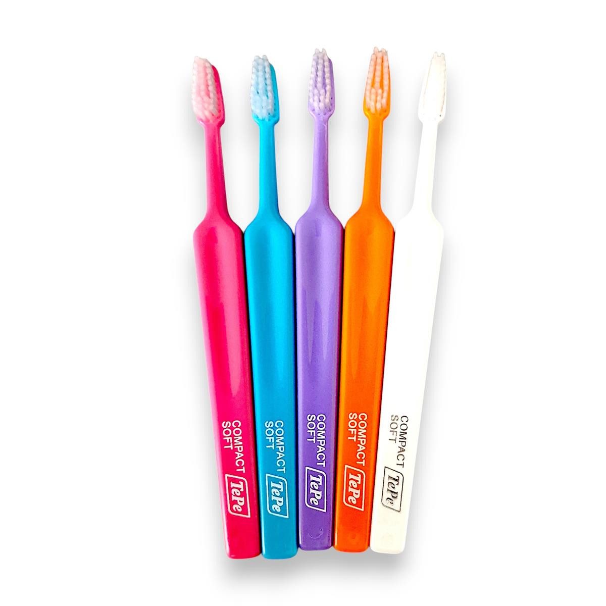 TePe Zahnbürste 5x TePe Select compact Zahnbürste Soft