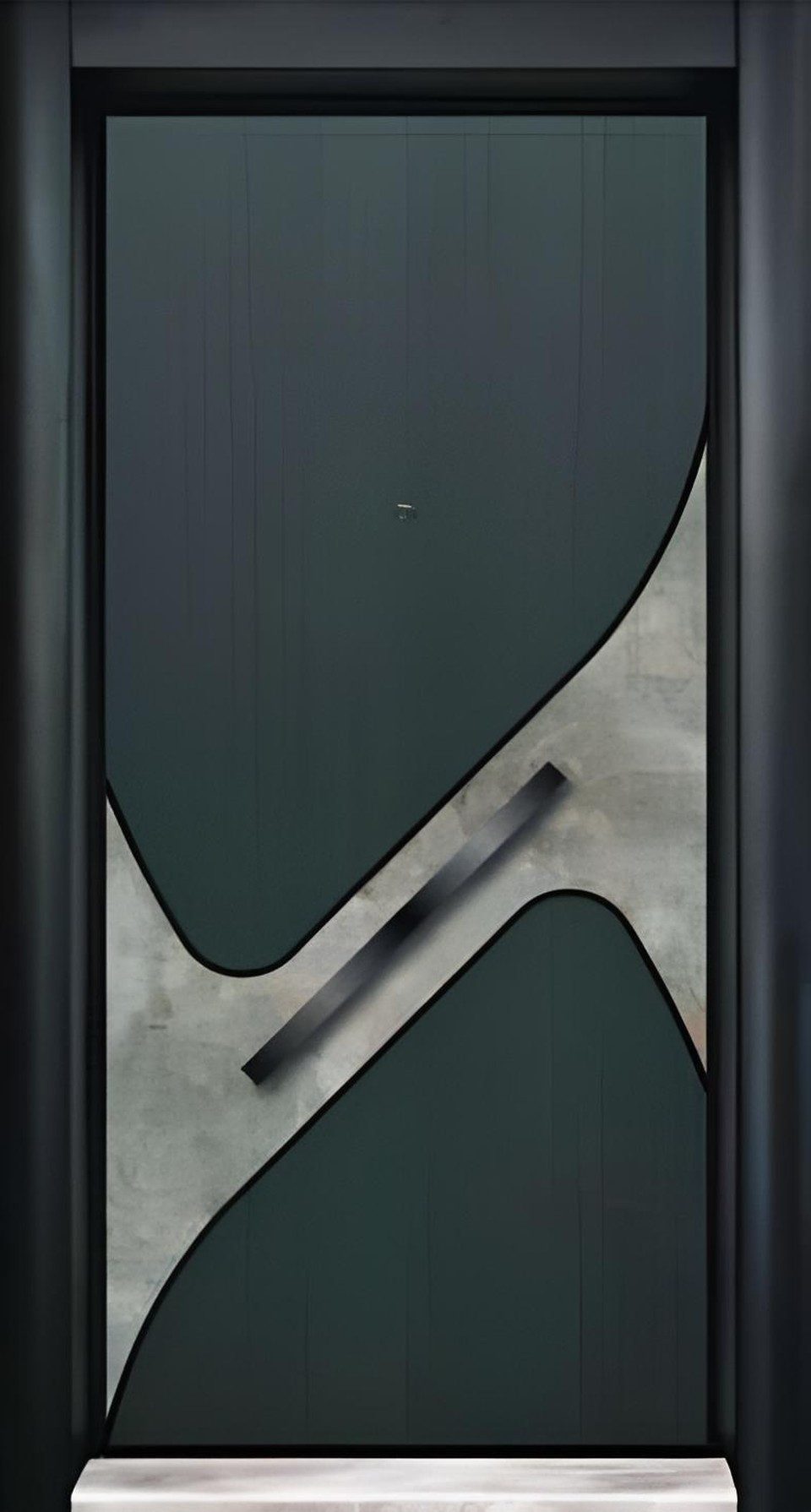 Xlmoebel Haustür Graue Eingangstür - Zuverlässige hochwertige Tür für Zuhause, Made in Europa