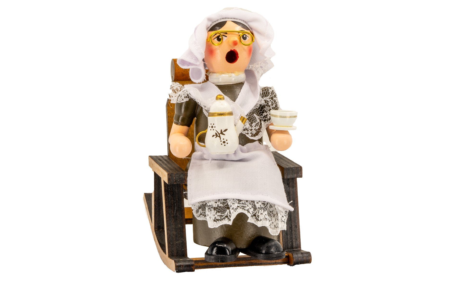 Kaladia Räuchermännchen 30241-16, Oma im Schaukelstuhl, Holz Räucherfigur f günstig online kaufen