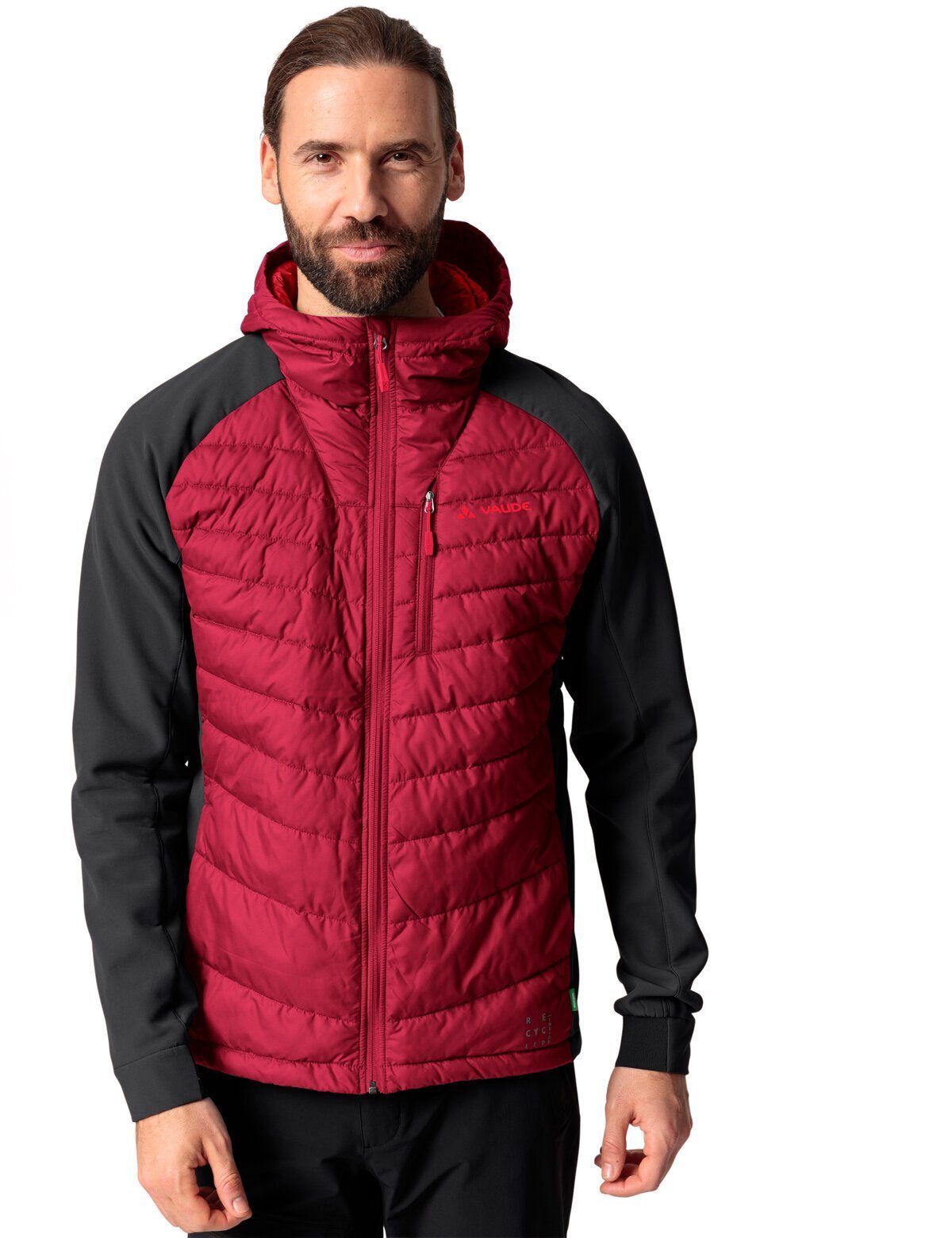 Men's Jacket Klimaneutral dark indian kompensiert Elope red Outdoorjacke VAUDE (1-St) Hybrid