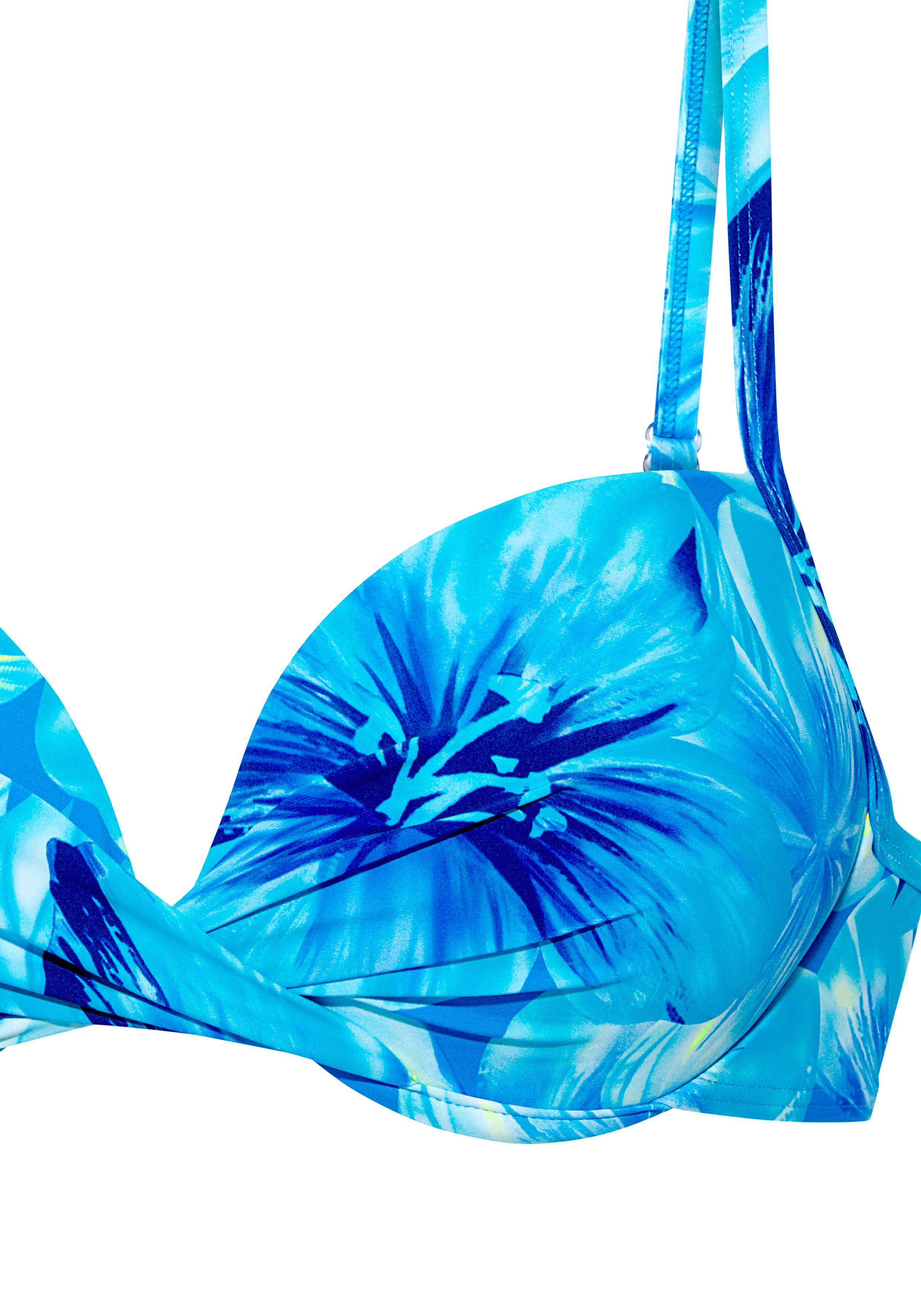 s.Oliver Push-Up-Bikini-Top Jayce, mit Blumenprint