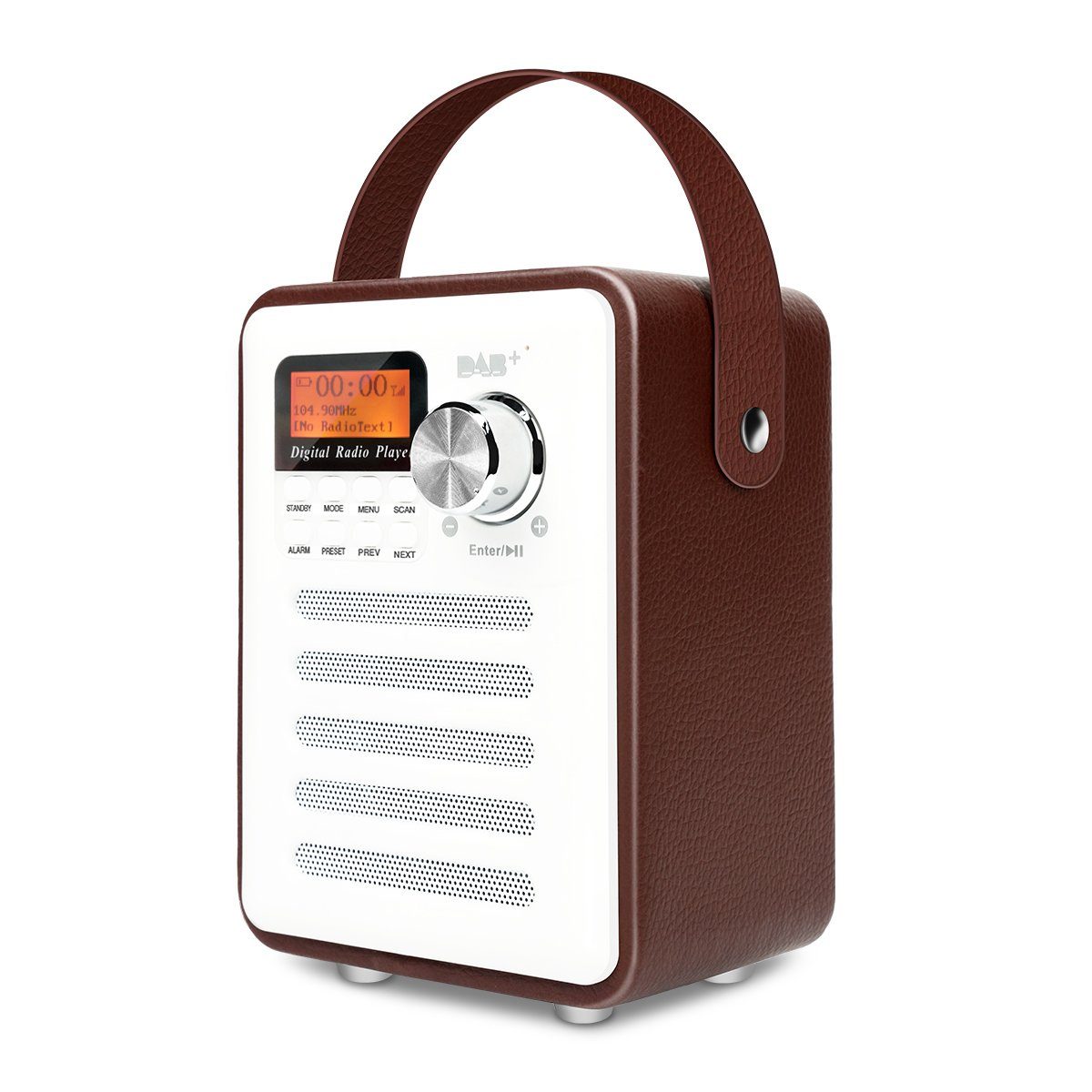 Greensky DAB Radio mit Bluetooth Radiowecker Lautsprecher FM Holzoptik  Digitalradio (DAB) (5 W)