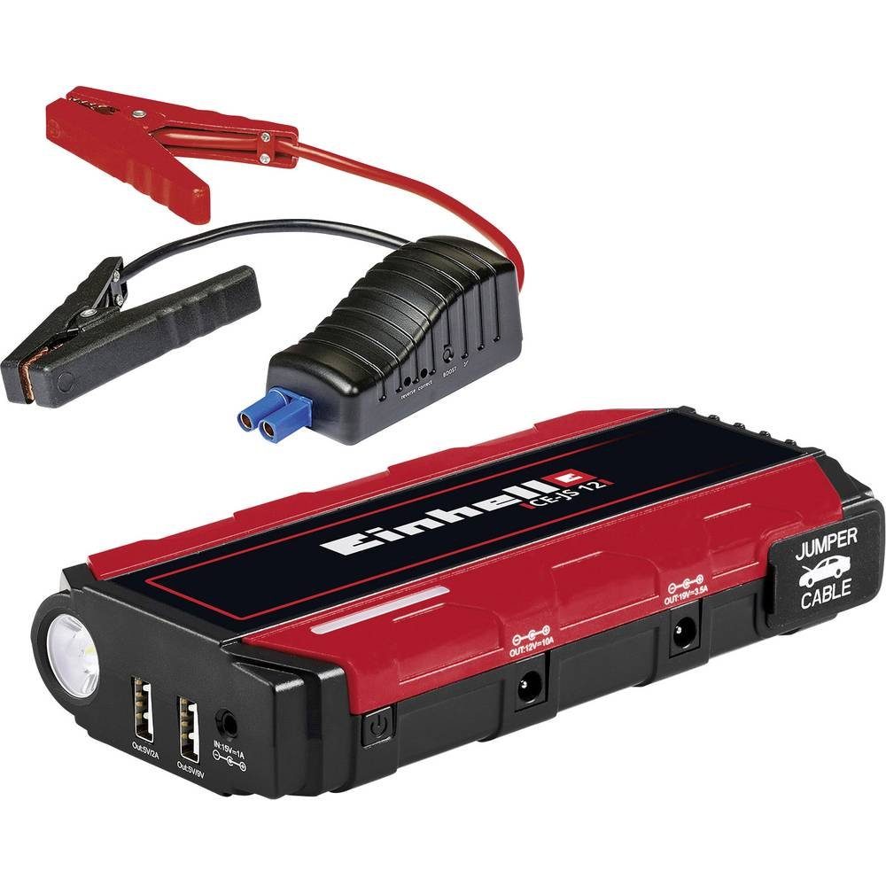 Einhell Jump-Start - Power Bank 1091521 Energiestation, USB-Steckdose 2x, Ladezustandsanzeige