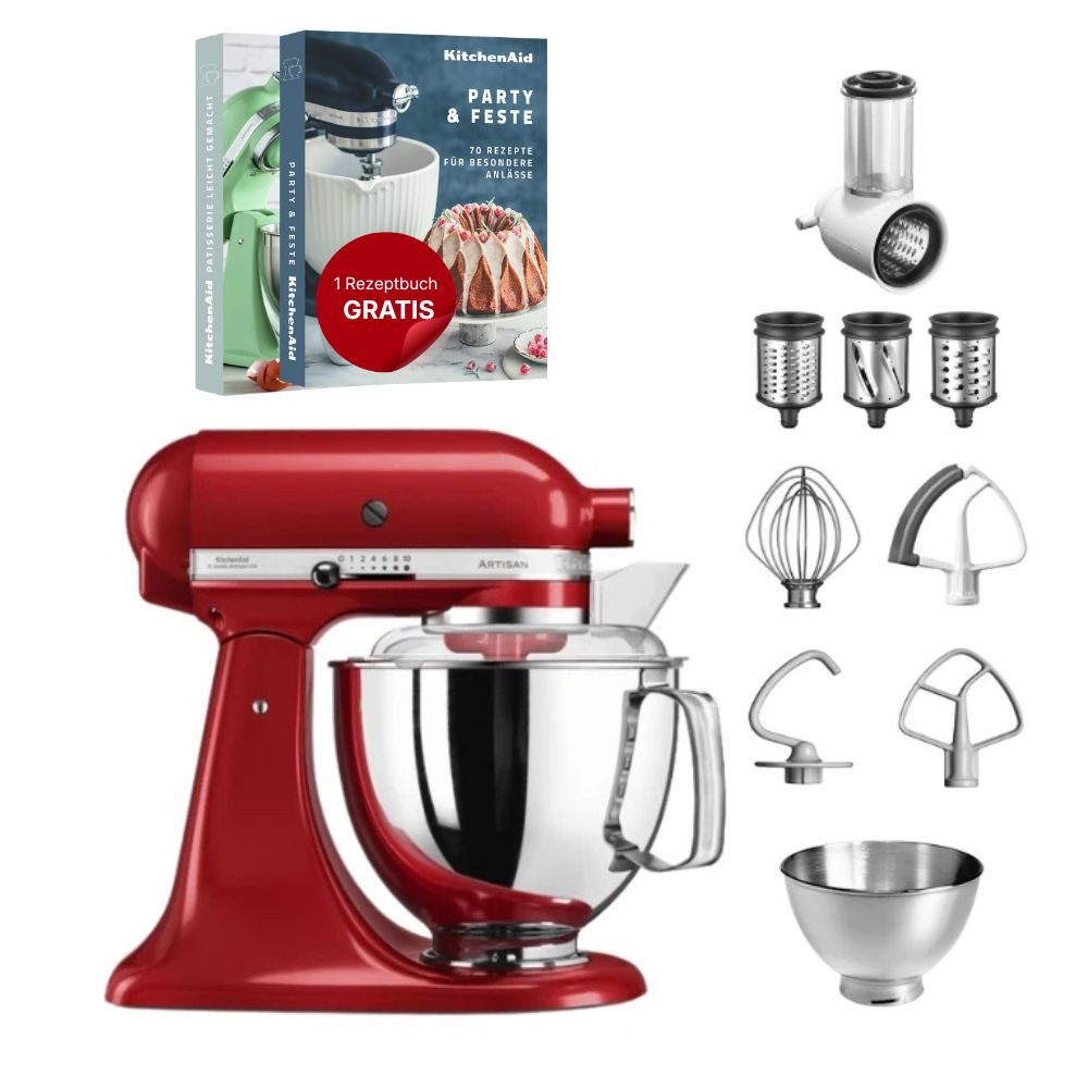 KitchenAid Küchenmaschine KitchenAid 4,8 L 5KSM175 Artisan Küchenmaschine Beginnerset