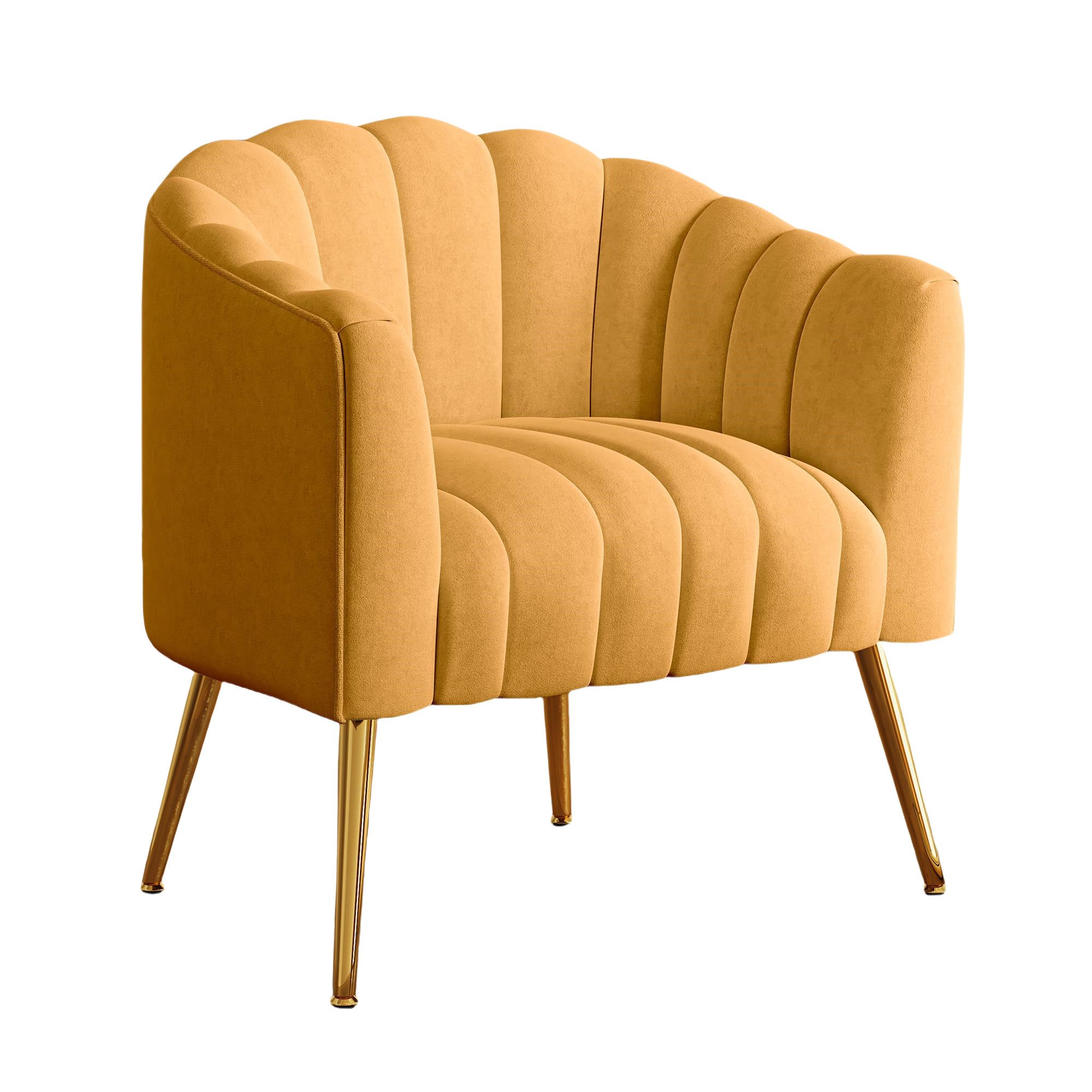 SEYNAR Stuhl Übergroßer Kürbis Akzentstuhl,Polsterstuhl,Samtstuhl,bequemer Sessel (1 St), Luxus Einzelsessel für Wohnzimmer, Büro und Schminktisch