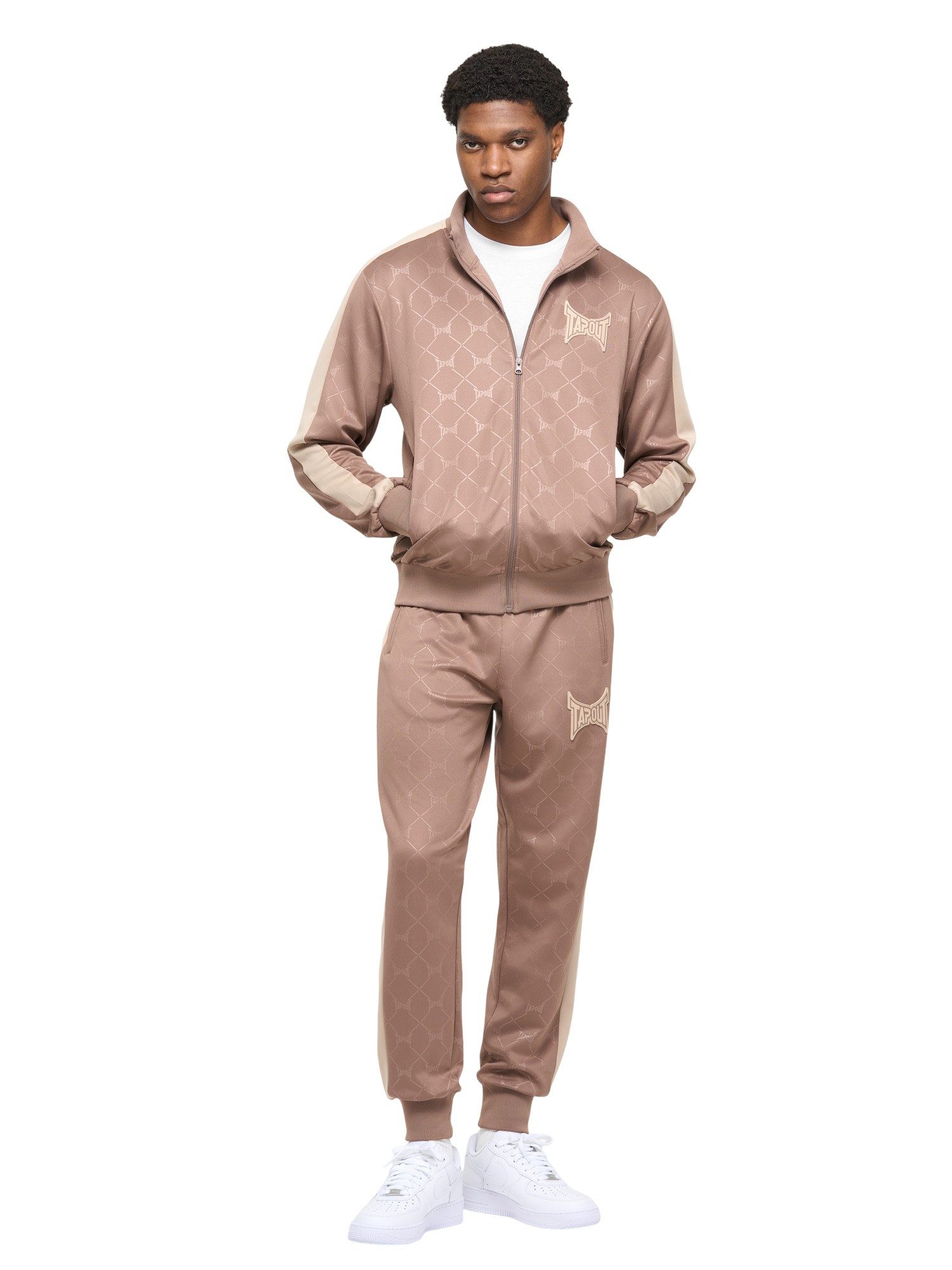 TAPOUT Jogginganzug Trainingsanzug Tapout Niland (Set, 2-tlg), Bestehend aus Hose und Jacke