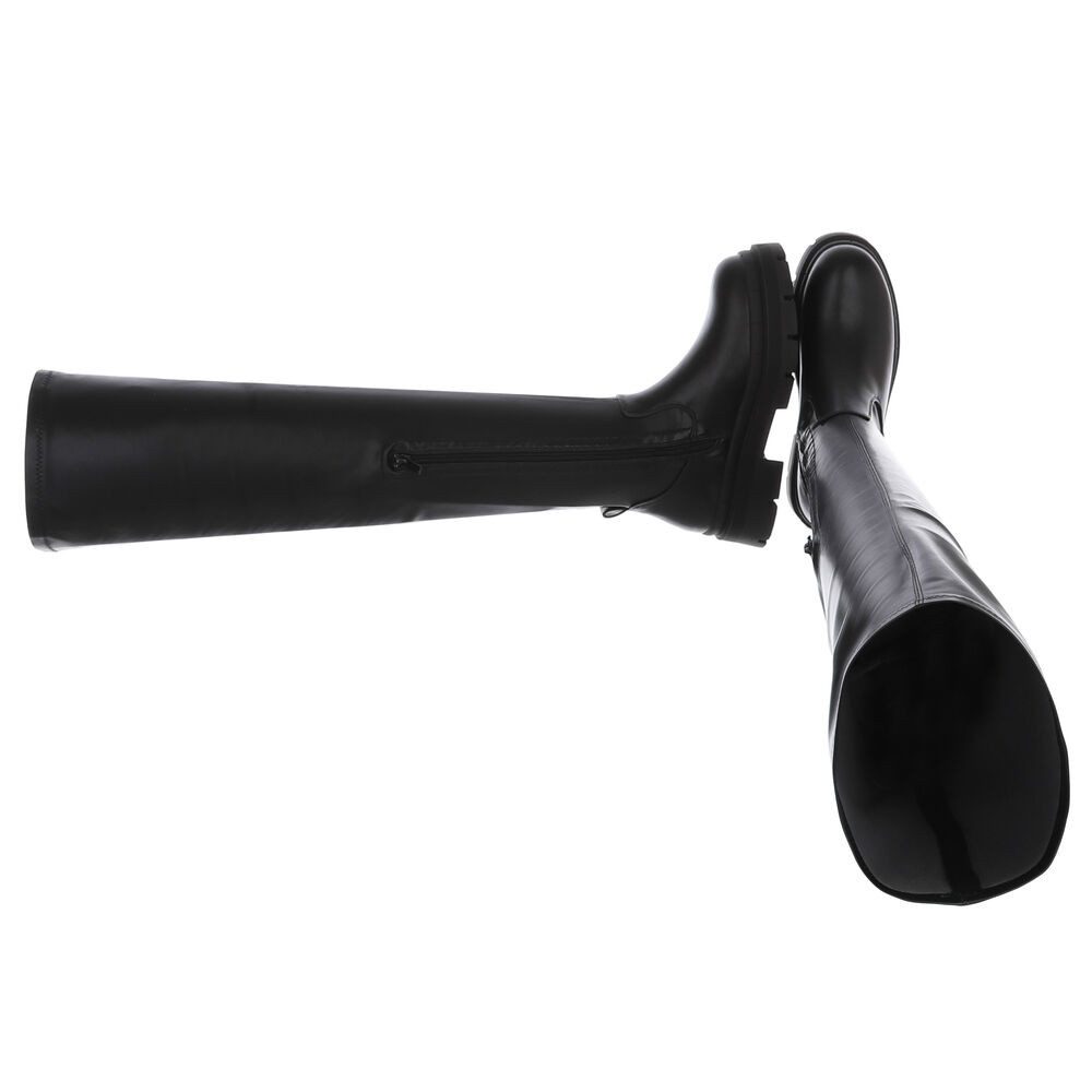 Ital-Design Elegante Overkneestiefel mit robuster Sohle für Damen Plateaust günstig online kaufen