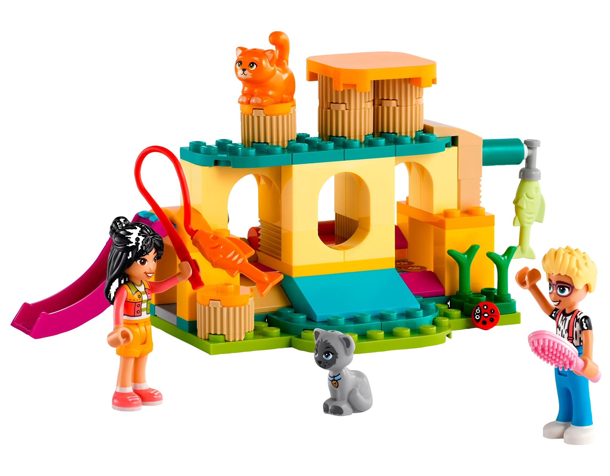 LEGO® LEGO® Friends Spielset Abenteuer auf dem Katzenspielplatz mit Katzenz günstig online kaufen