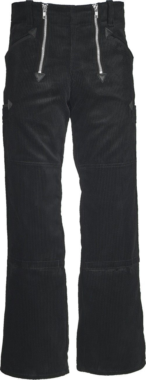 Arbeitshose Zunfthose Schwarz – Schlaghose mit Kniepolstertaschen