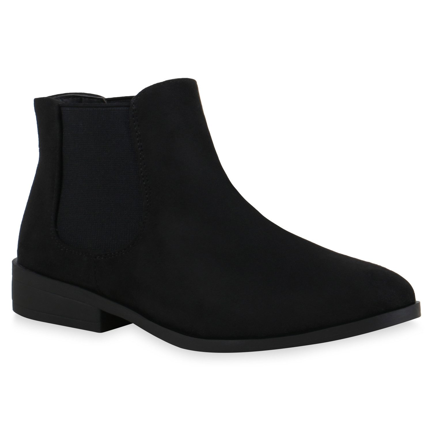 VAN HILL 835613 Chelseaboots Damen Stiefeletten Chelsea Boots Blockabsatz K günstig online kaufen