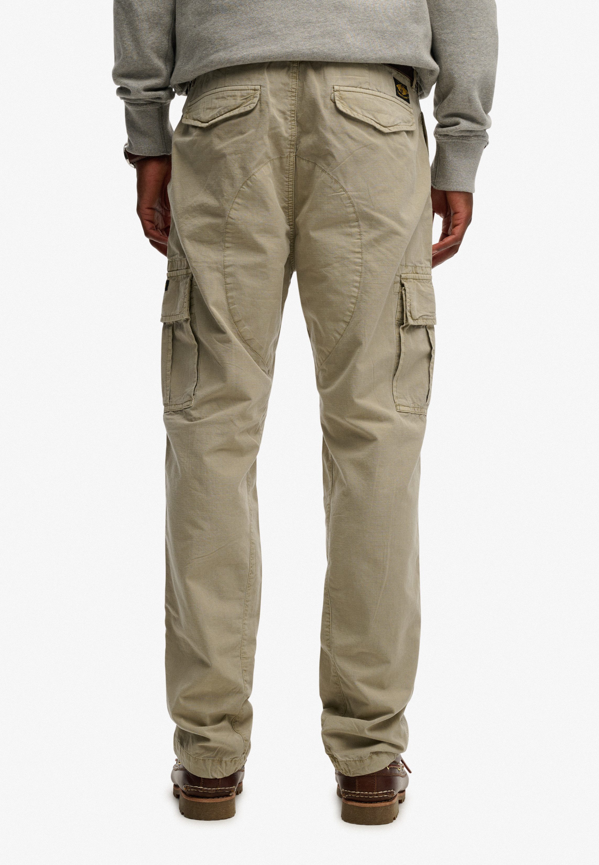Superdry Cargohose RIPSTOP LIGHT CARGO PANT Regular Fit, knöchellange Schnittform, mit Reißverschluss