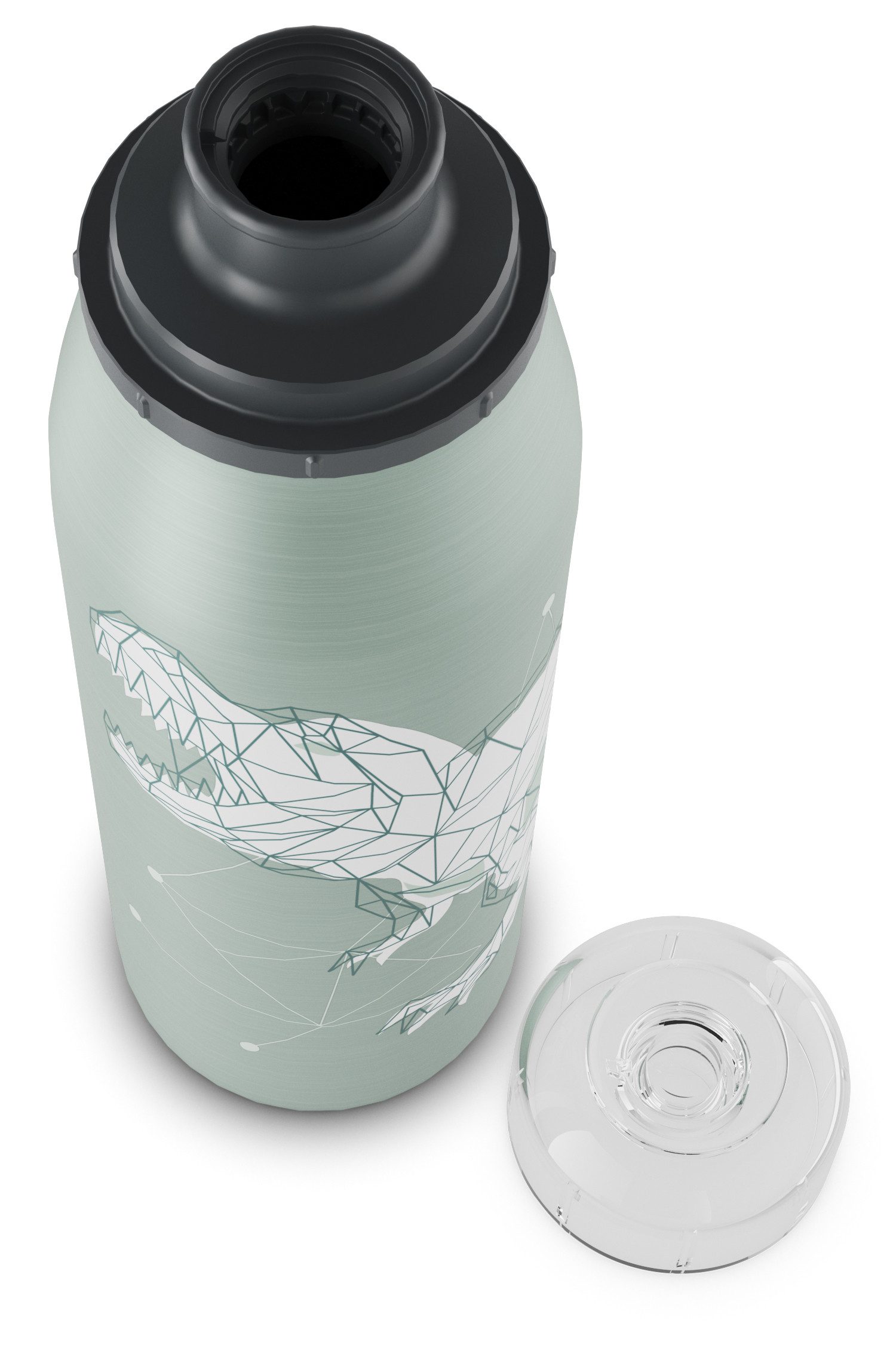 Alfi Isolierflasche KIDS ISO BOTTLE, Edelstahlkörper, spülmaschinenfest, 12h heiß & 24h kalt, Trinköffnung mit konsistentem Trinkfluss