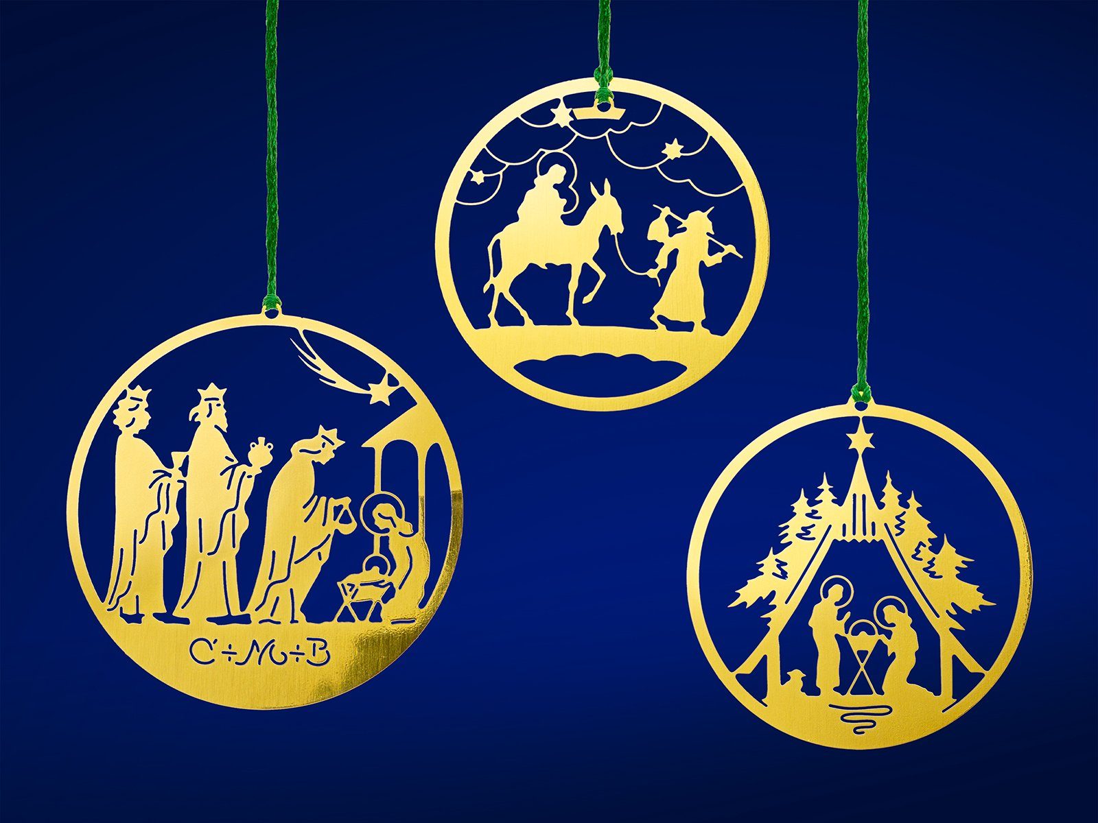 SIKORA Christbaumschmuck MS-SET6 Traditionelle Weihnachtsbaum Anhänger aus günstig online kaufen