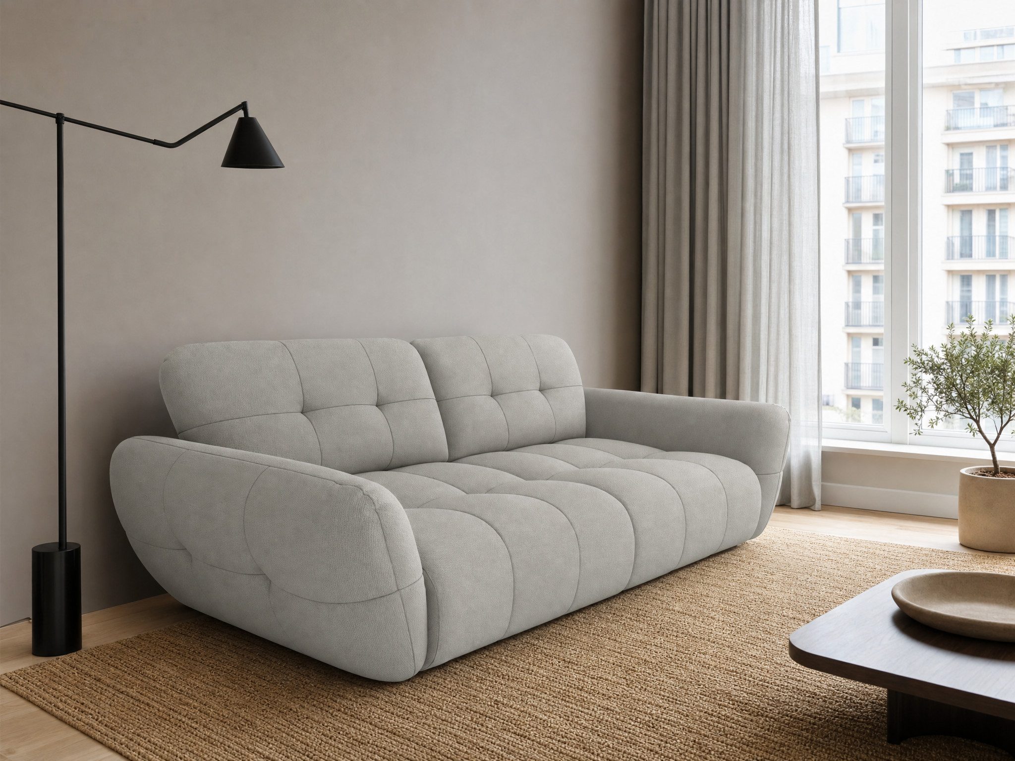foamnova Big-Sofa Vannes, Lounge-Sofa, B: 272cm, XXL Sofa, auch als Dauerschläfer nutzbar