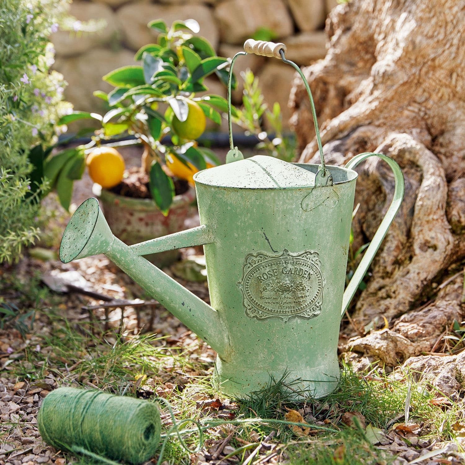 Mirabeau Gartenfigur Gießkanne Leyden grün günstig online kaufen