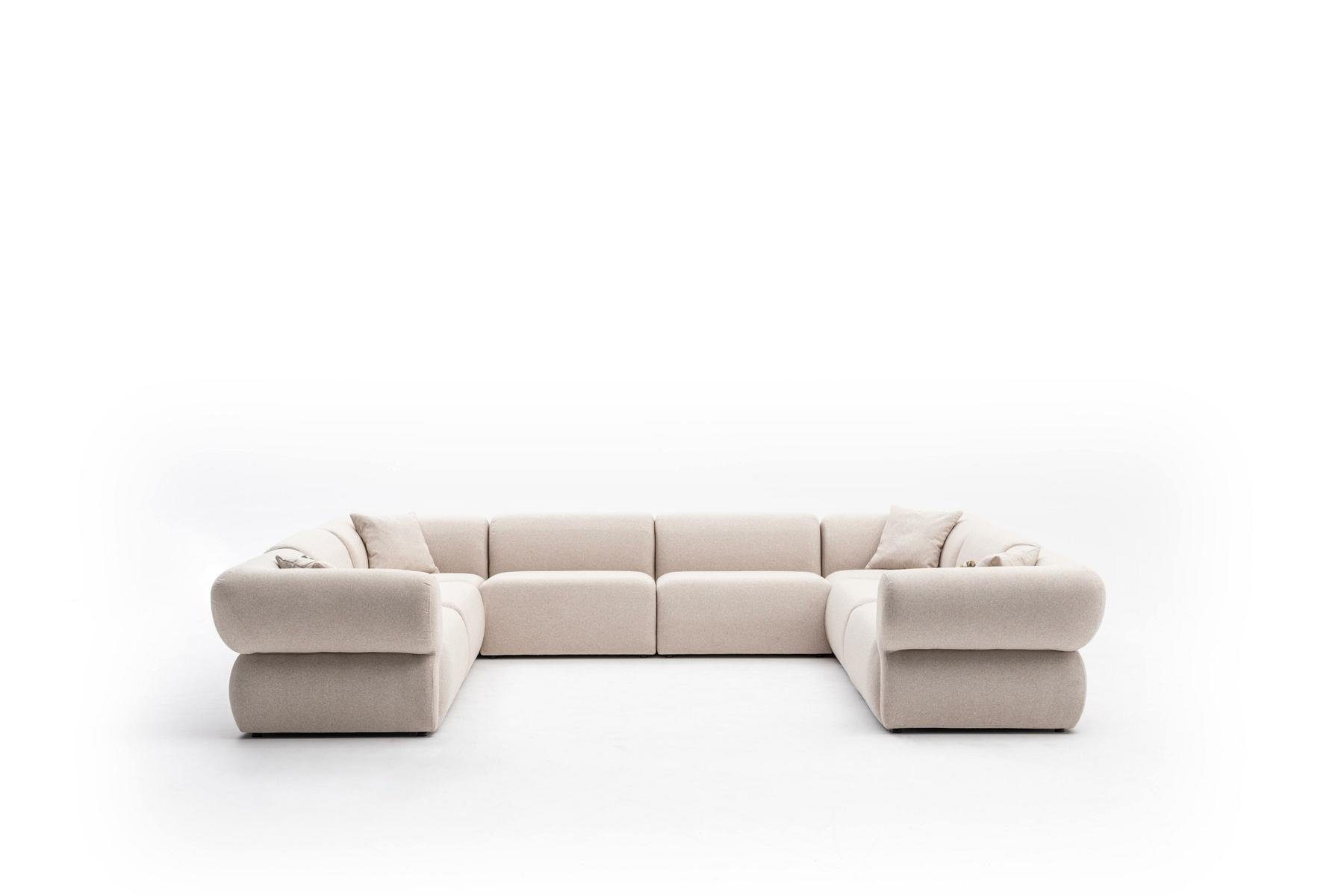 Modern Stil Ecksofa Luxus Ecksofa in Made Design JVmoebel Couch, Wohnzimmer U-Form Europe