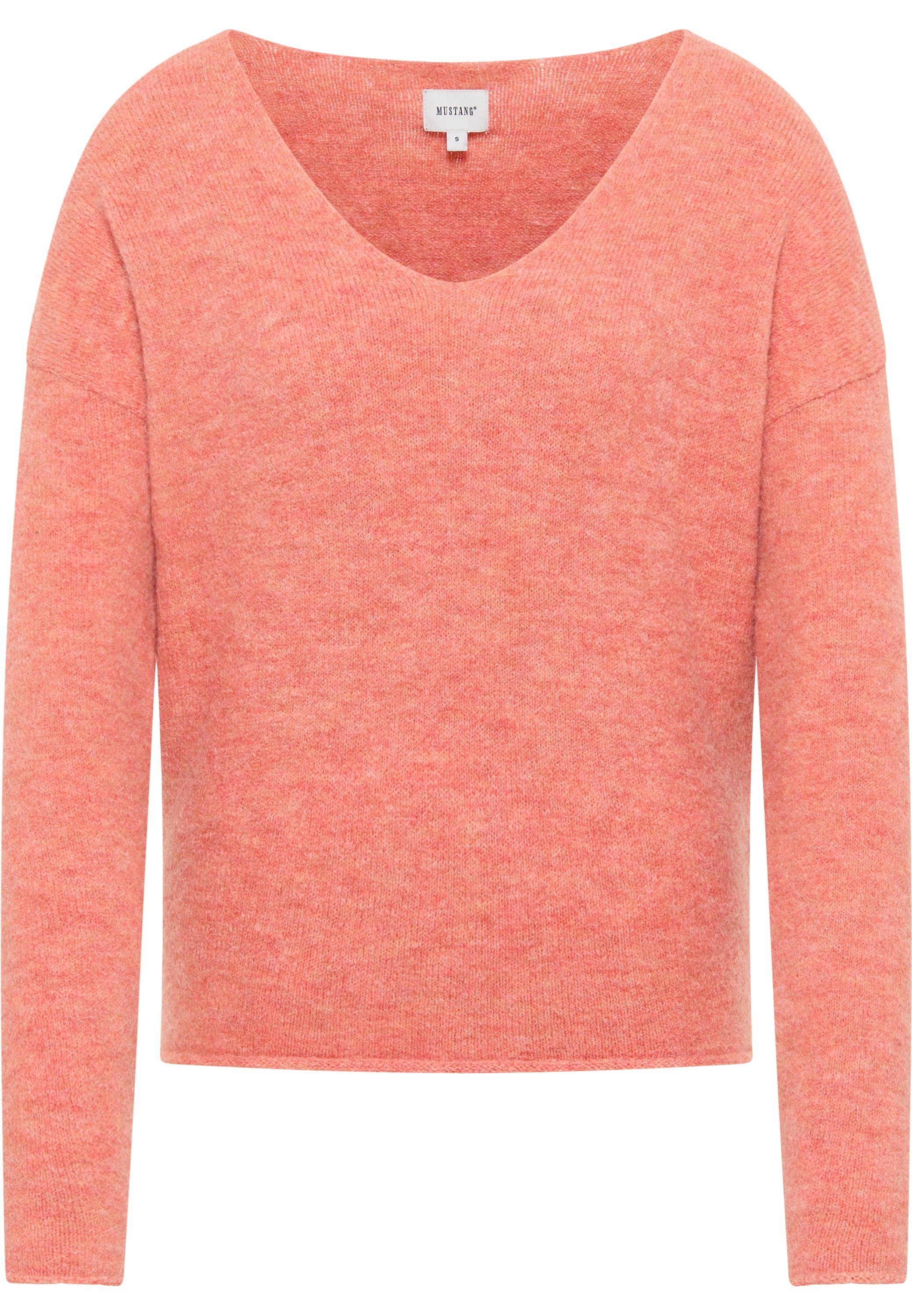 MUSTANG Strickpullover Mustang Strickpullover rosa