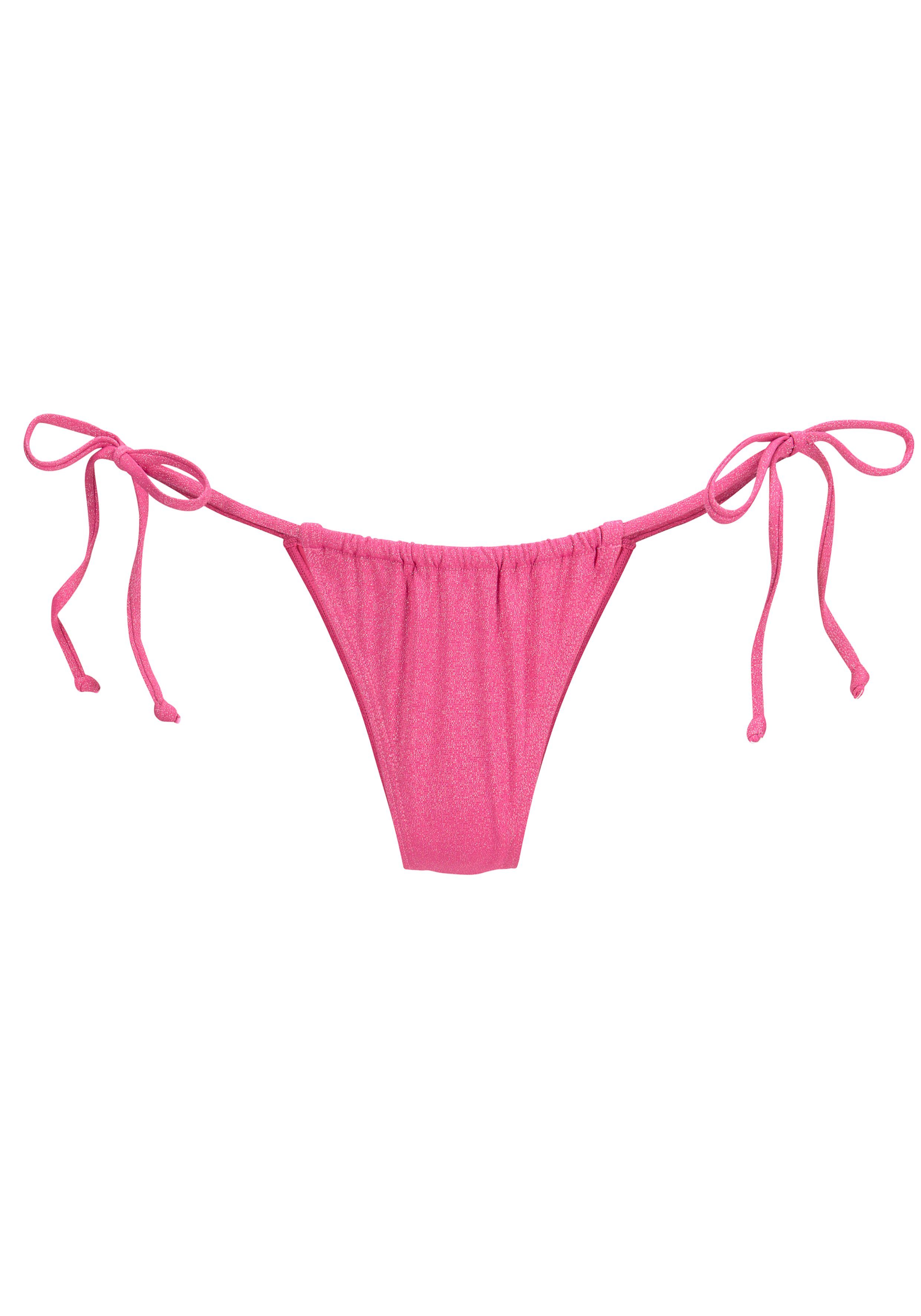 LASCANA Bikini-Hose Glitter in knapper Form, regulierbar günstig online kaufen