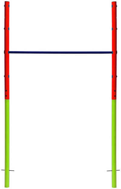 Best Sporting Turnreck »61390 Laura Spielplatz«, grün/rot/blau, 3 verstellbare Höhen ca. 97-123-150 cm