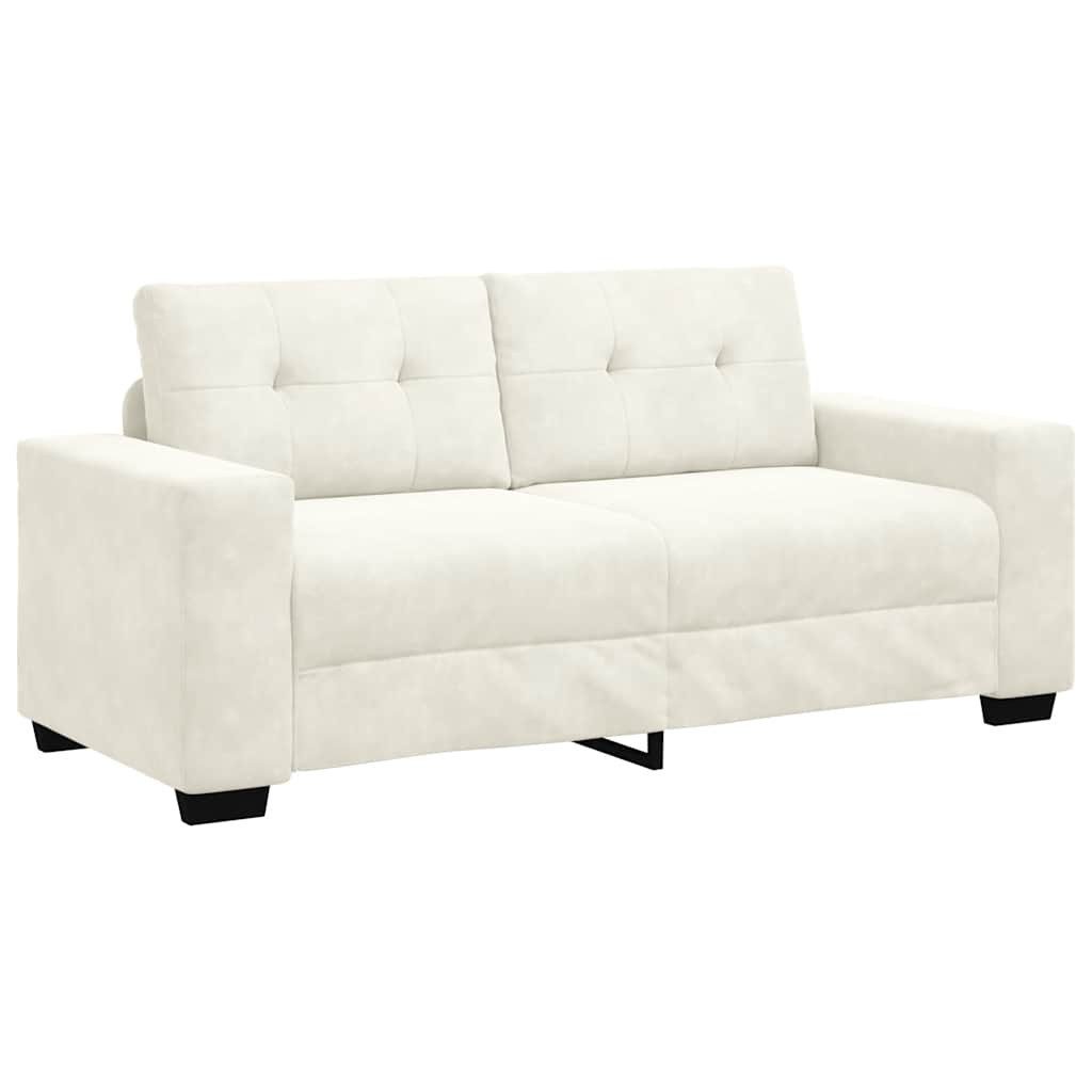 vidaXL Sofa Zweisitzer-Sofa Creme 140 cm günstig online kaufen